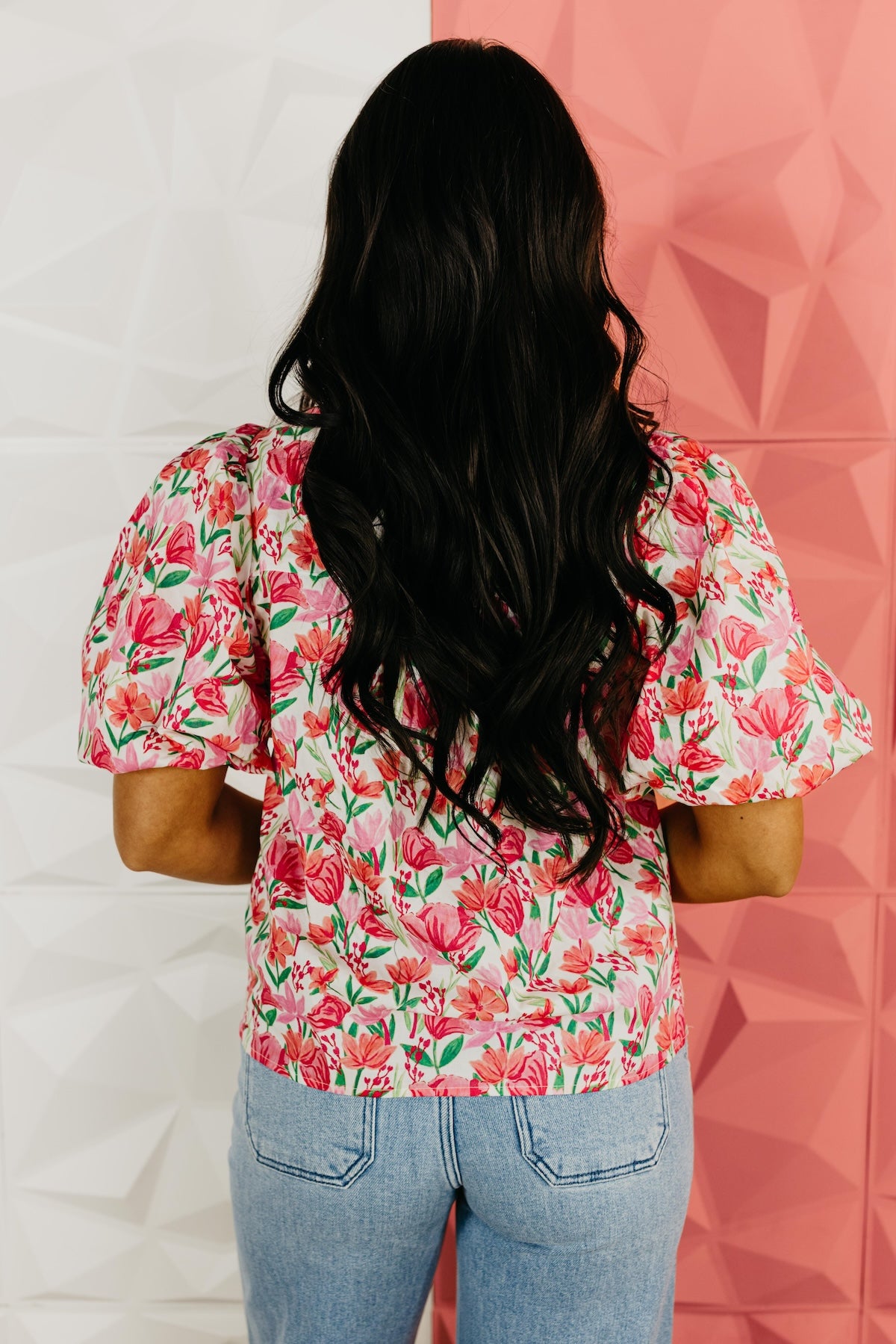 The Maris Floral Woven Top