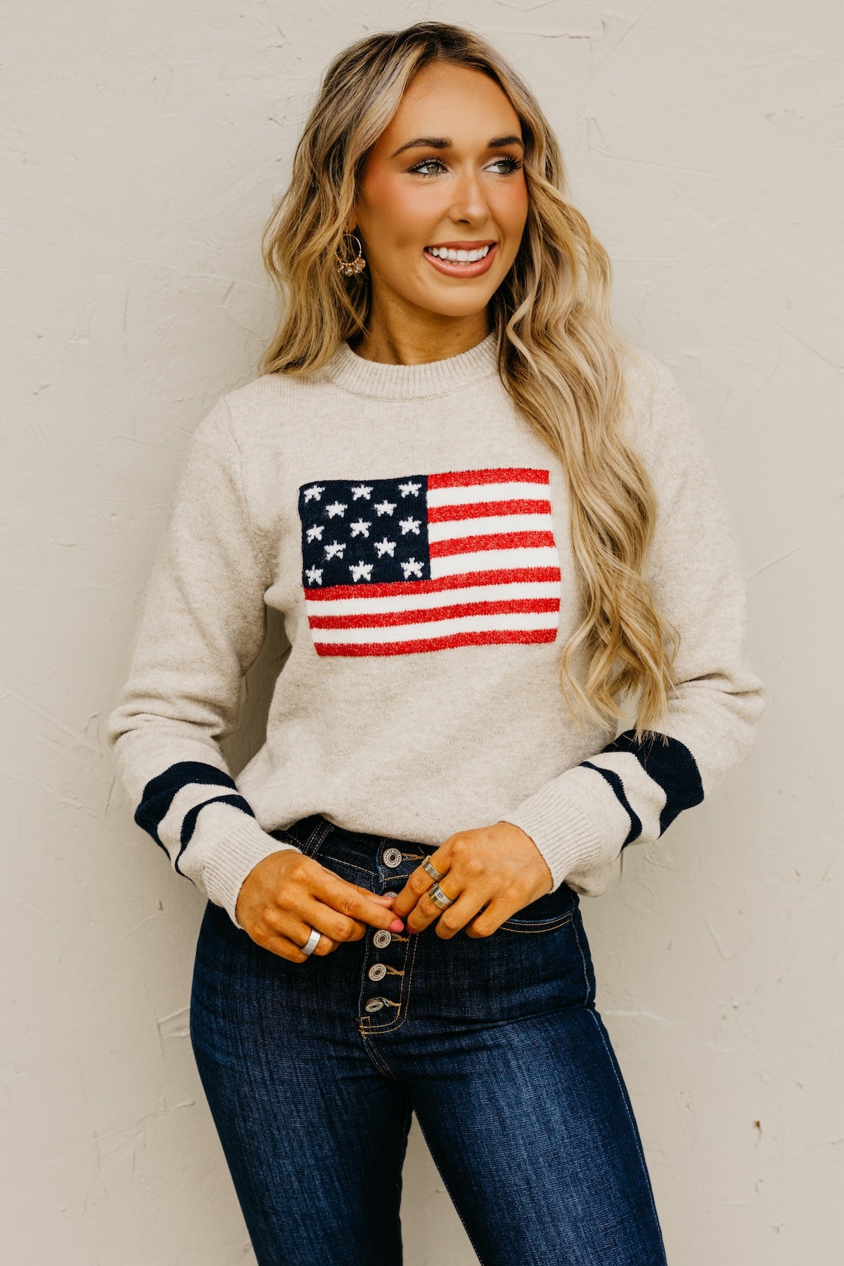 The Candace Print Knit Sweater
