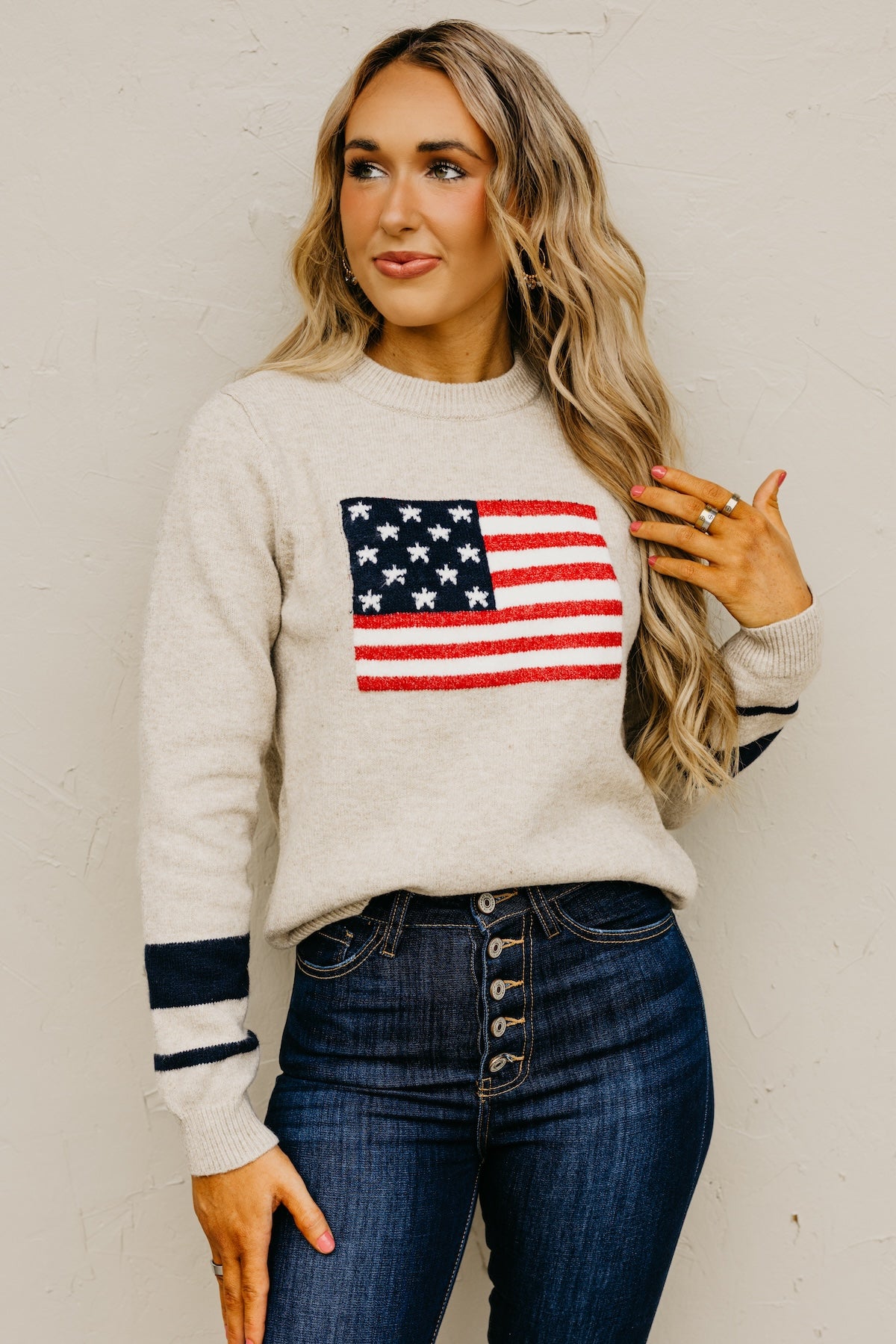 The Candace Print Knit Sweater