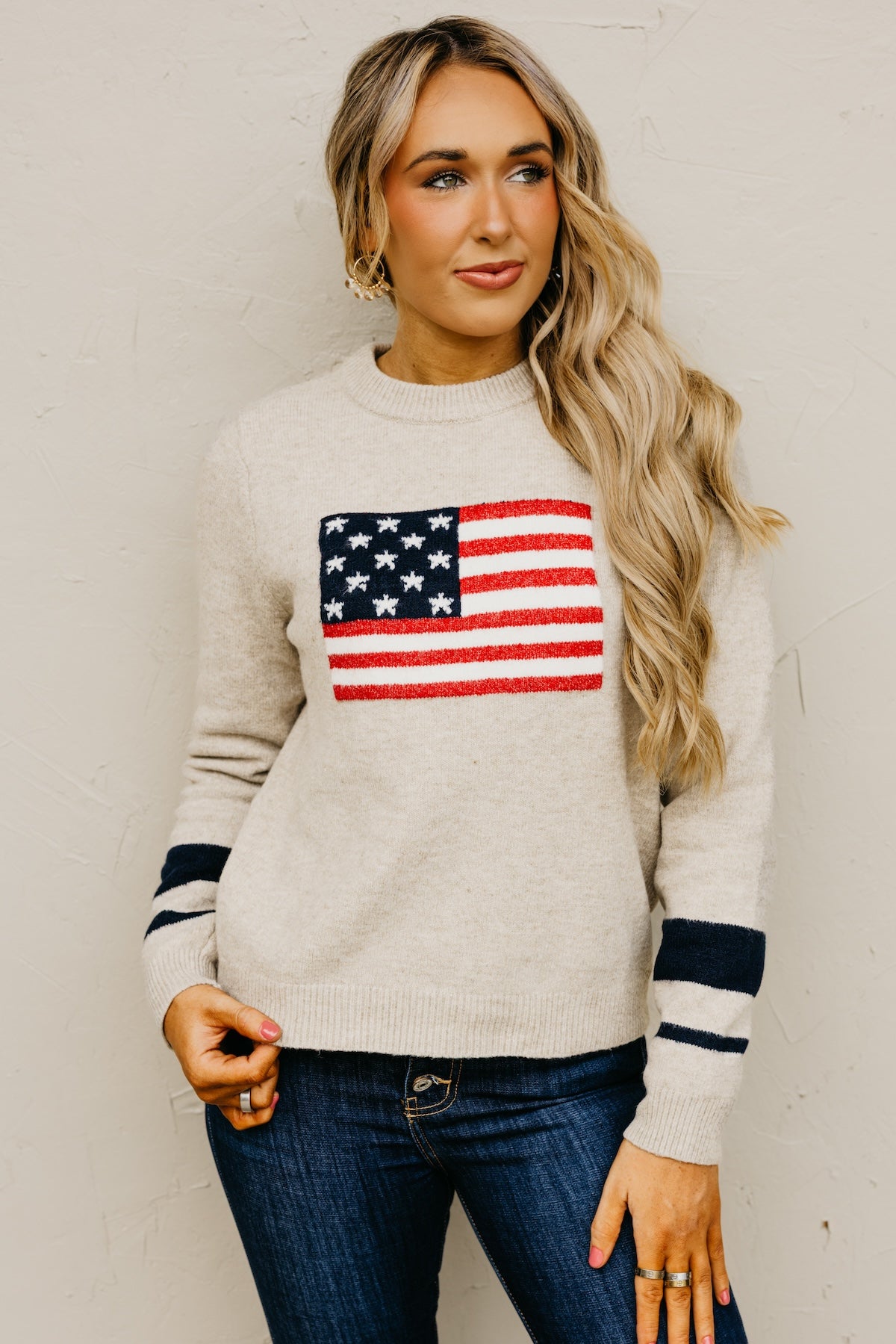 The Candace Print Knit Sweater