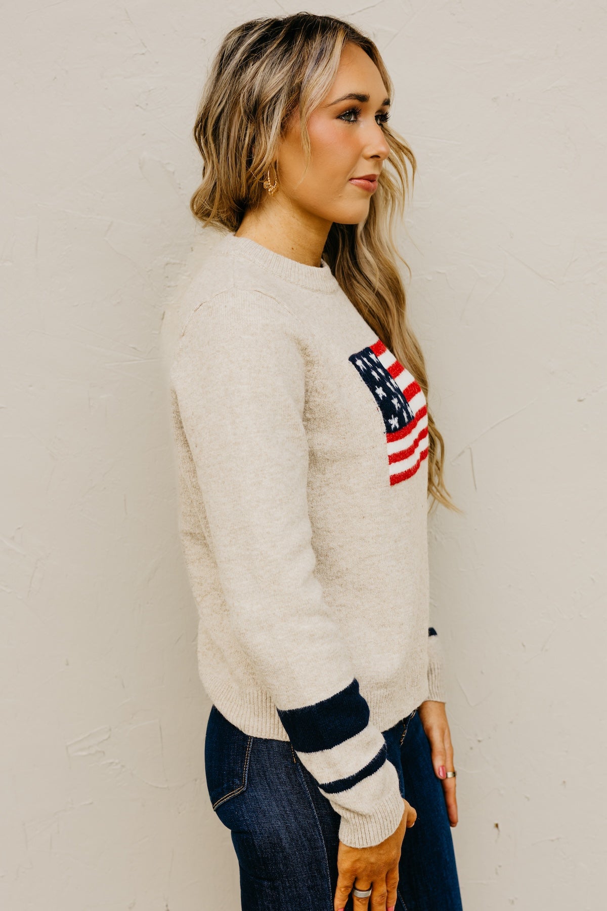The Candace Print Knit Sweater