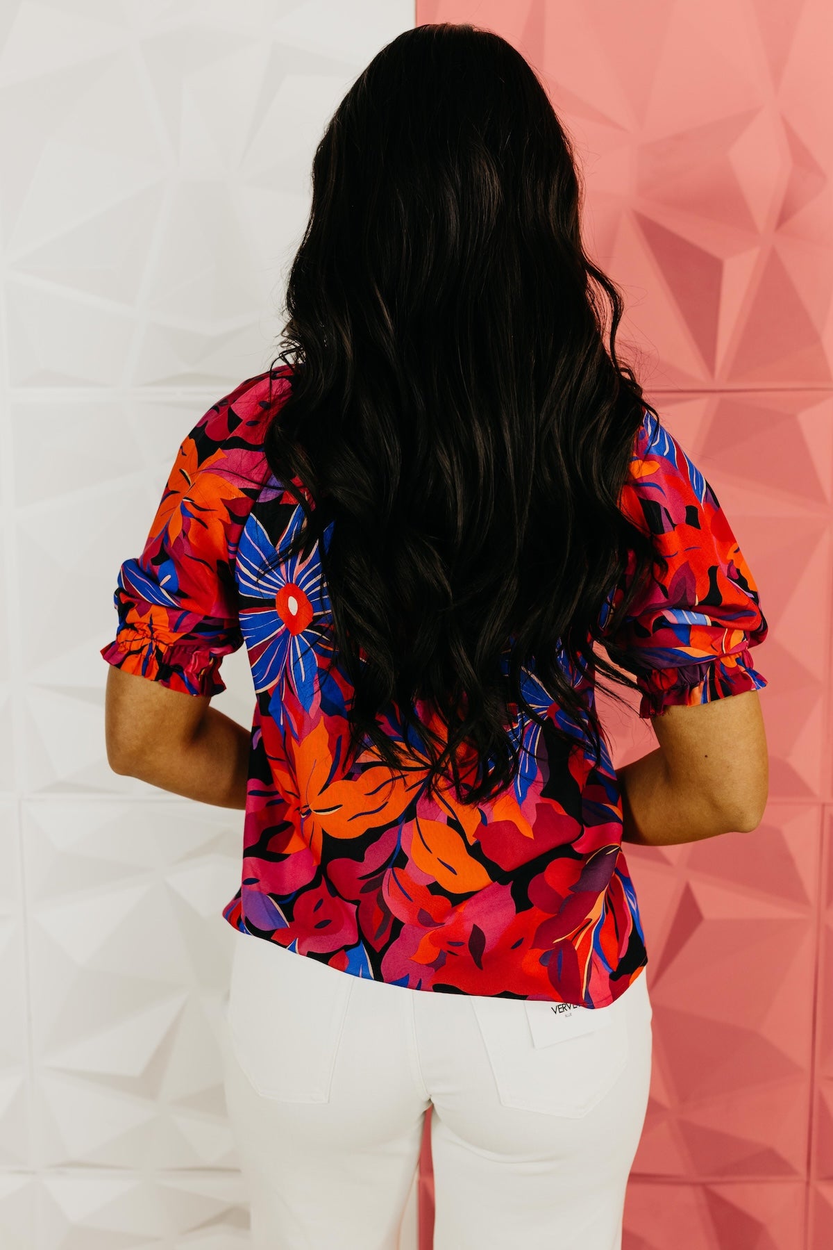 The Luke Floral V-Neck Top