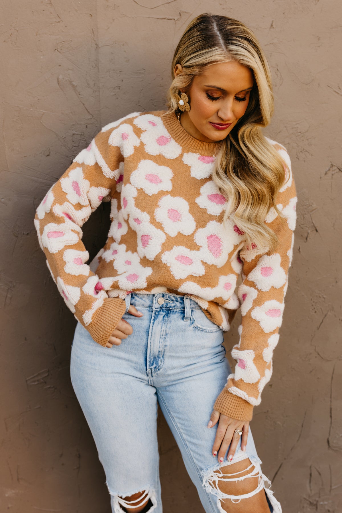 The Leroy Floral Sweater