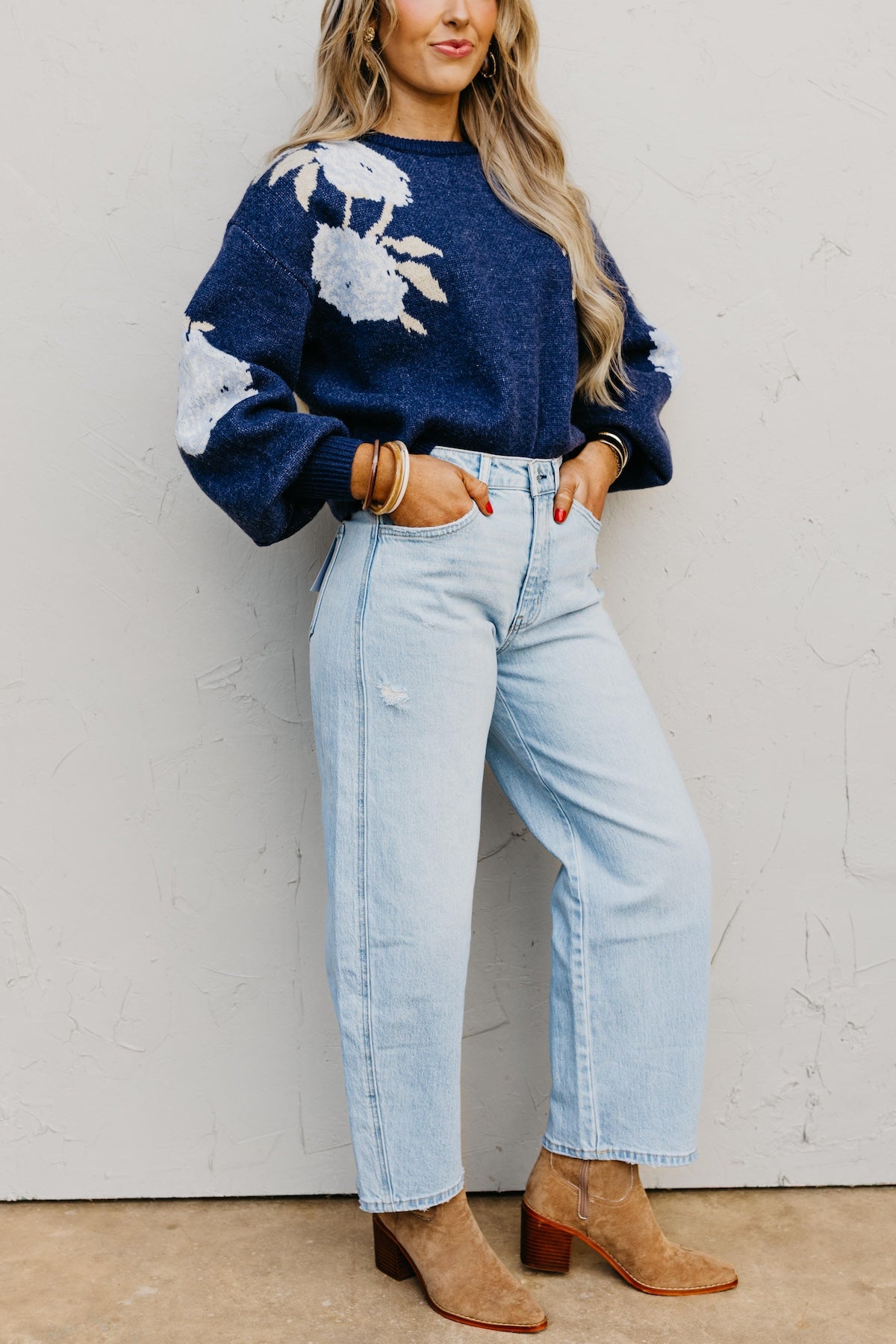 Vervet Denim | Super High Rise Crop Barrel Leg Denim