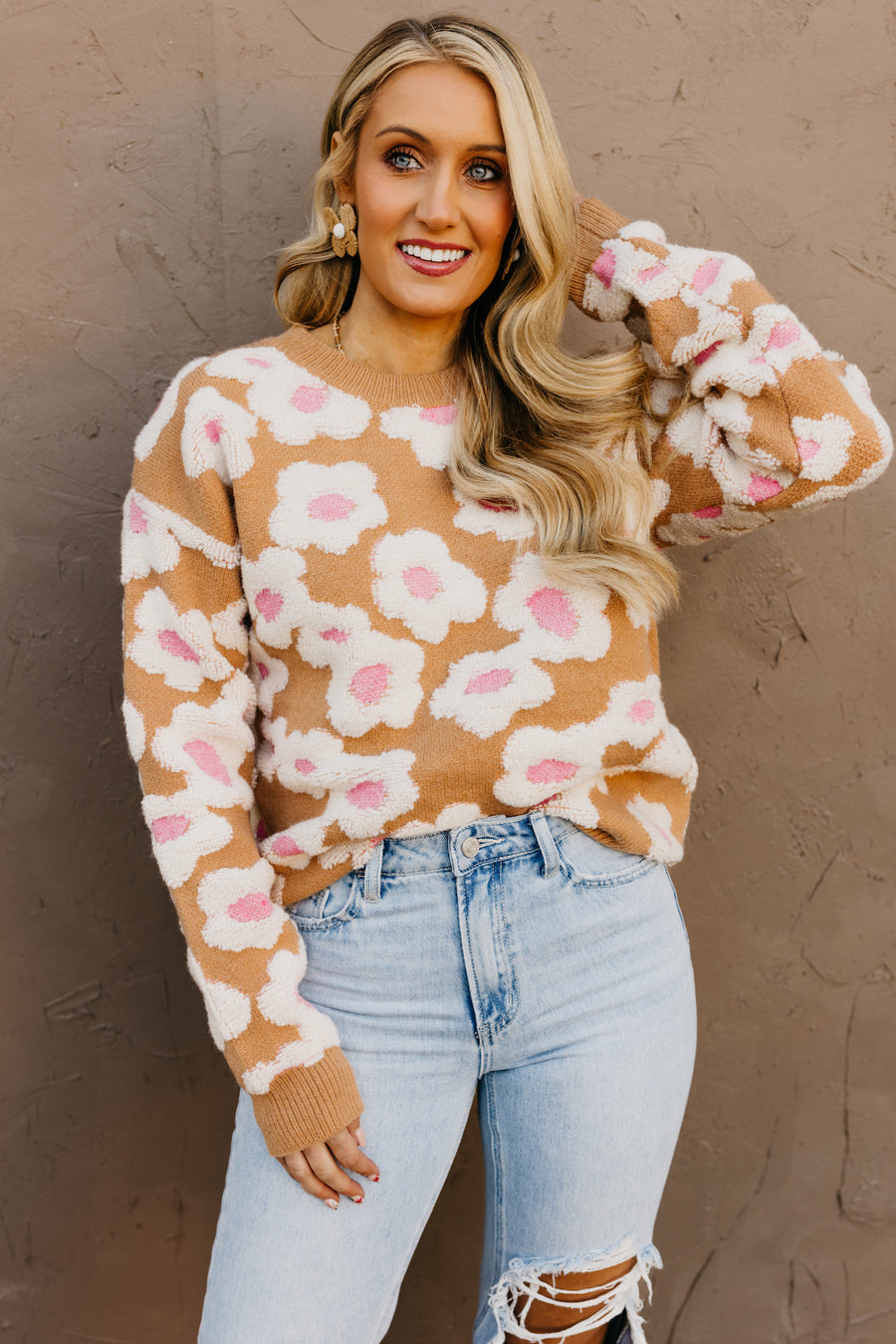The Leroy Floral Sweater