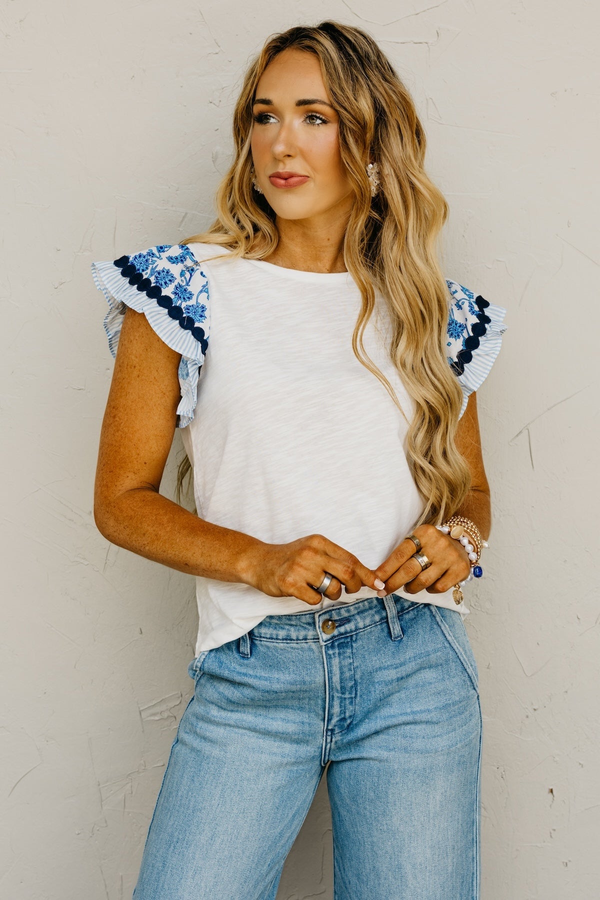 The Tyson Flutter Sleeve Top