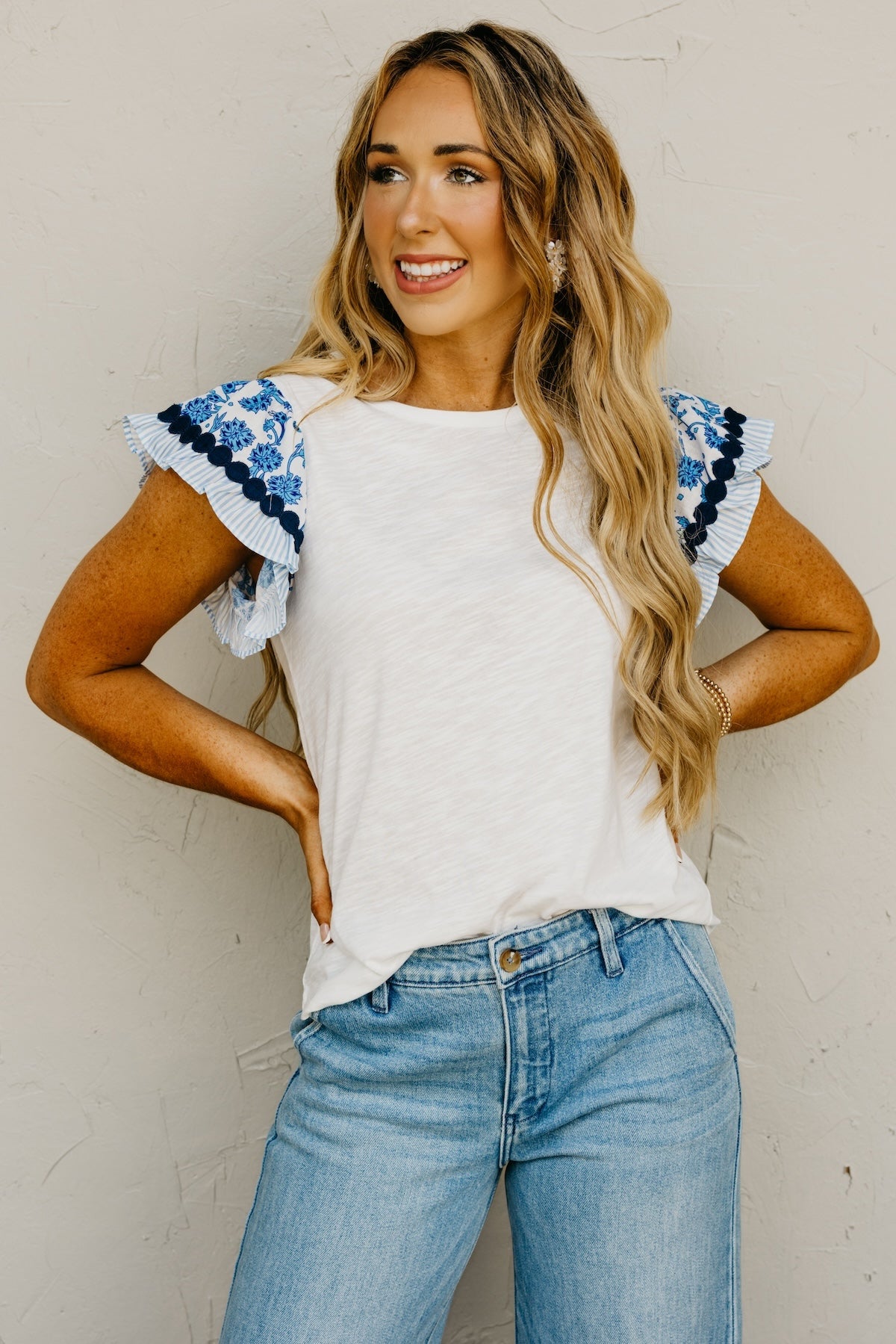 The Tyson Flutter Sleeve Top