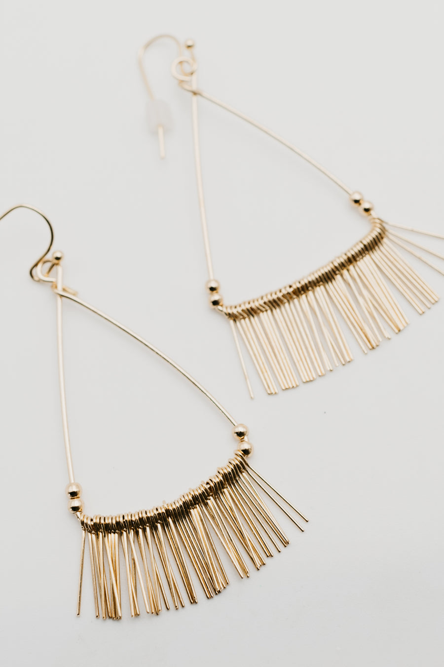 The Raney Triangle Wire Earring