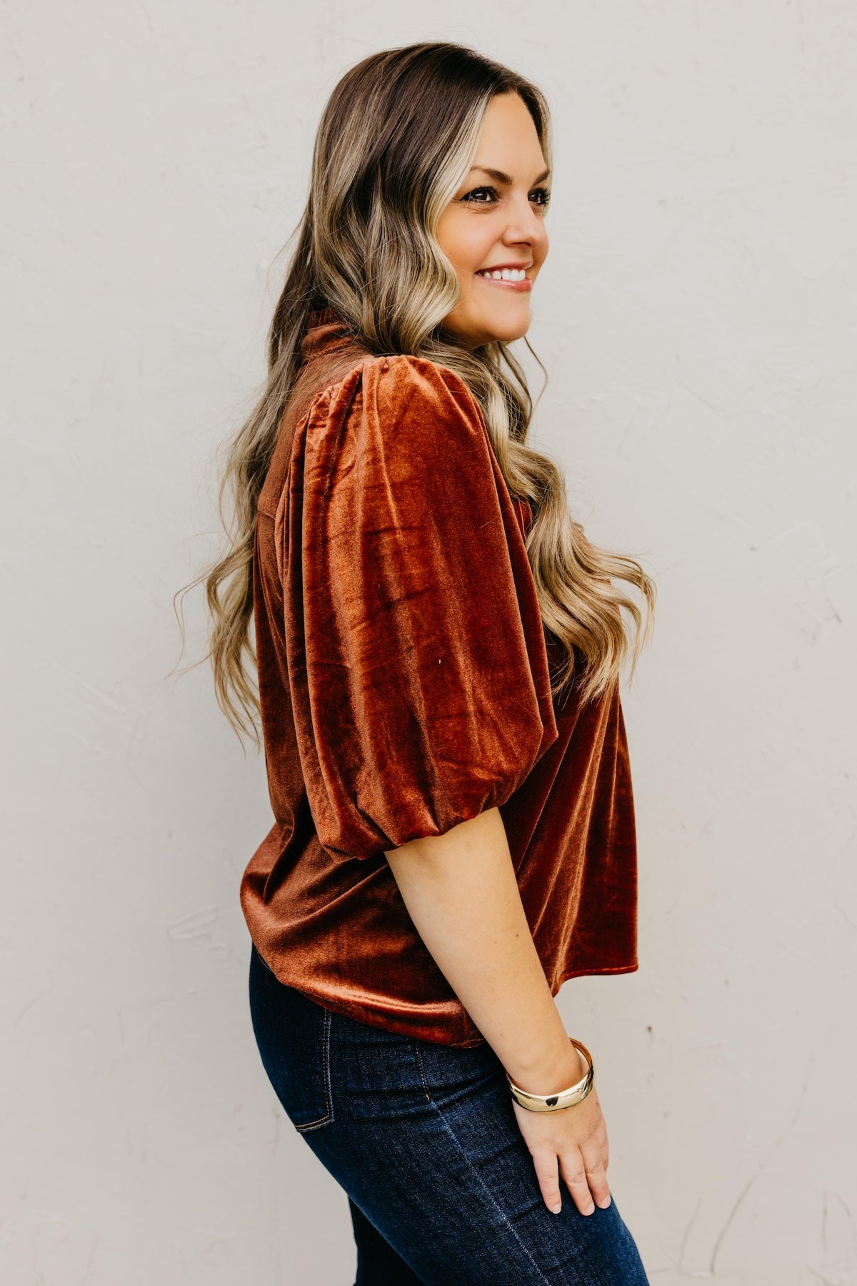 The Reno Felt Embroidered Top