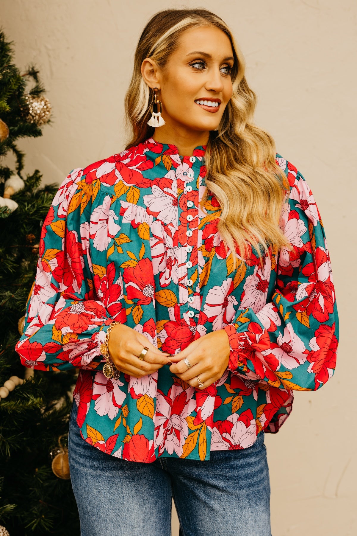 The Neil Floral Blouse