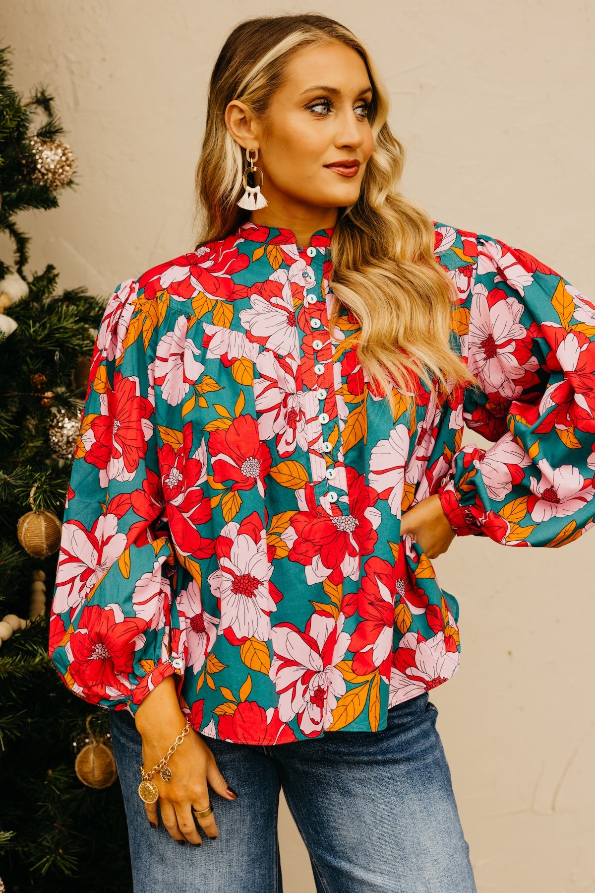 The Neil Floral Blouse