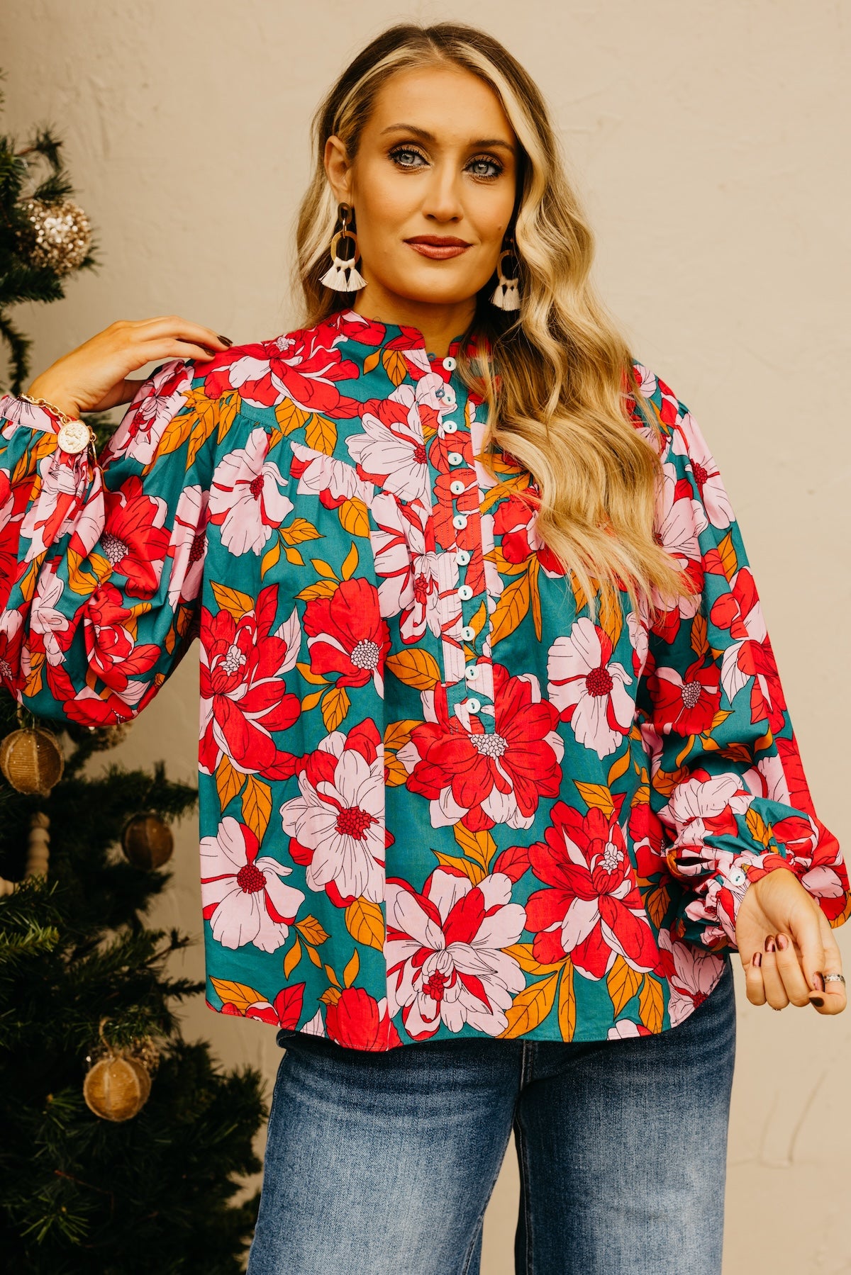 The Neil Floral Blouse