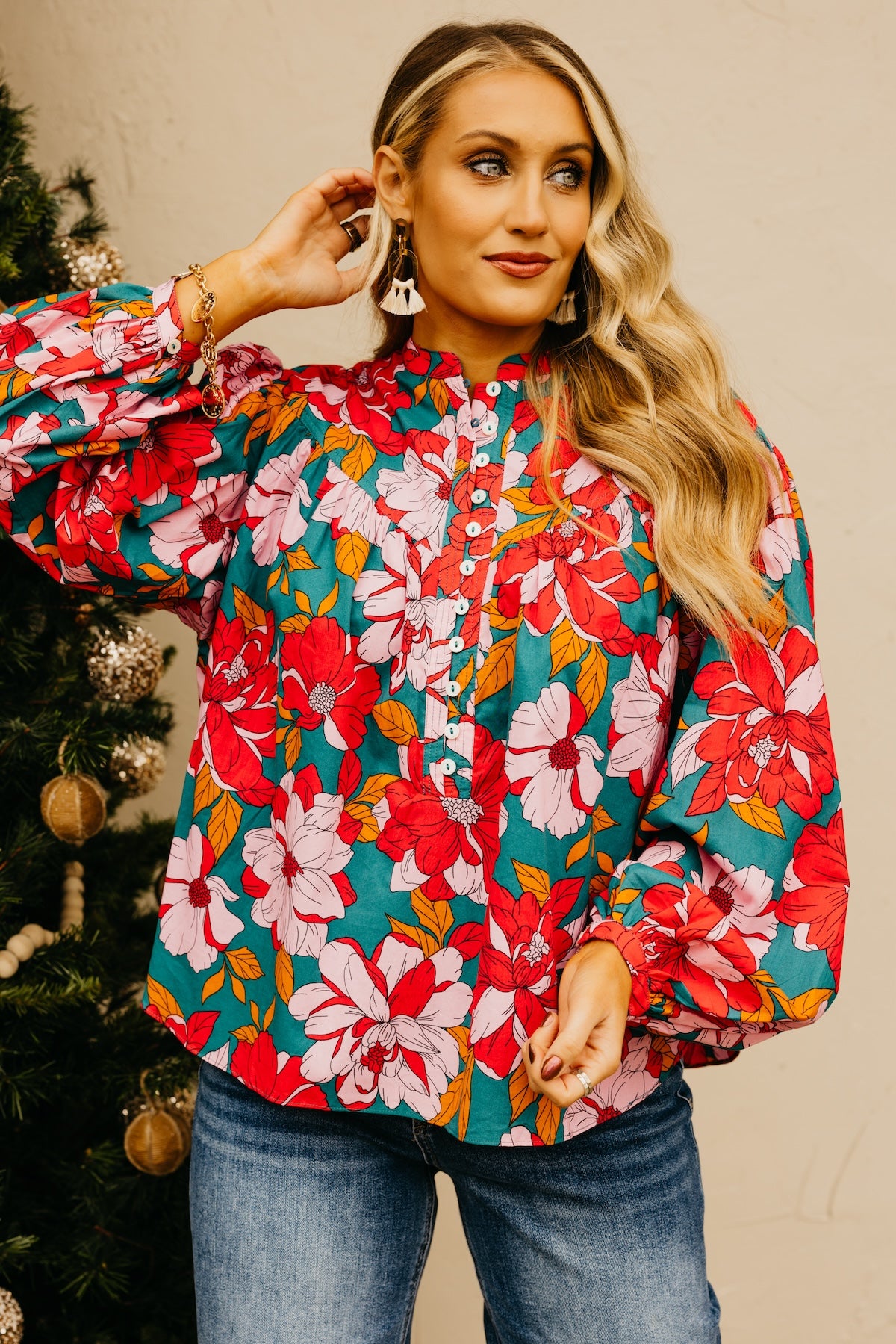 The Neil Floral Blouse