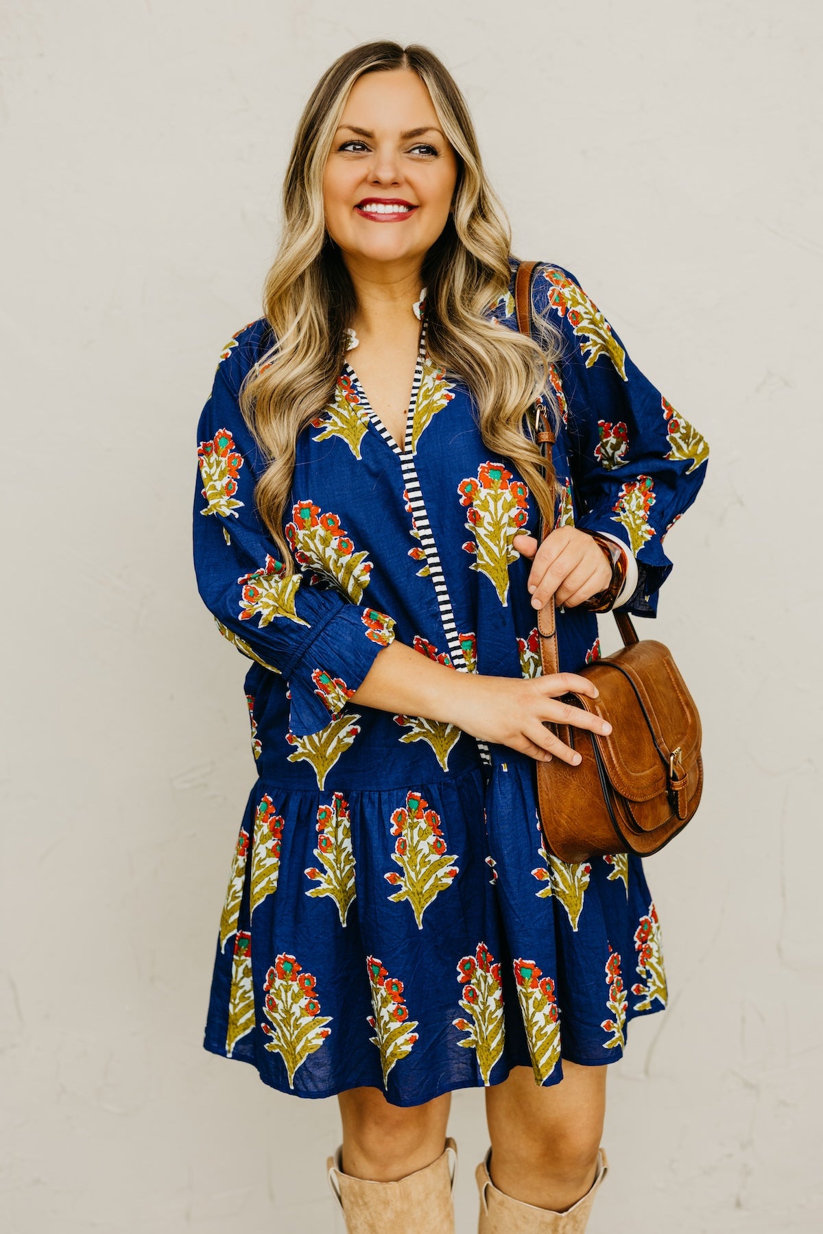 The Webster Floral Woven Mini Dress