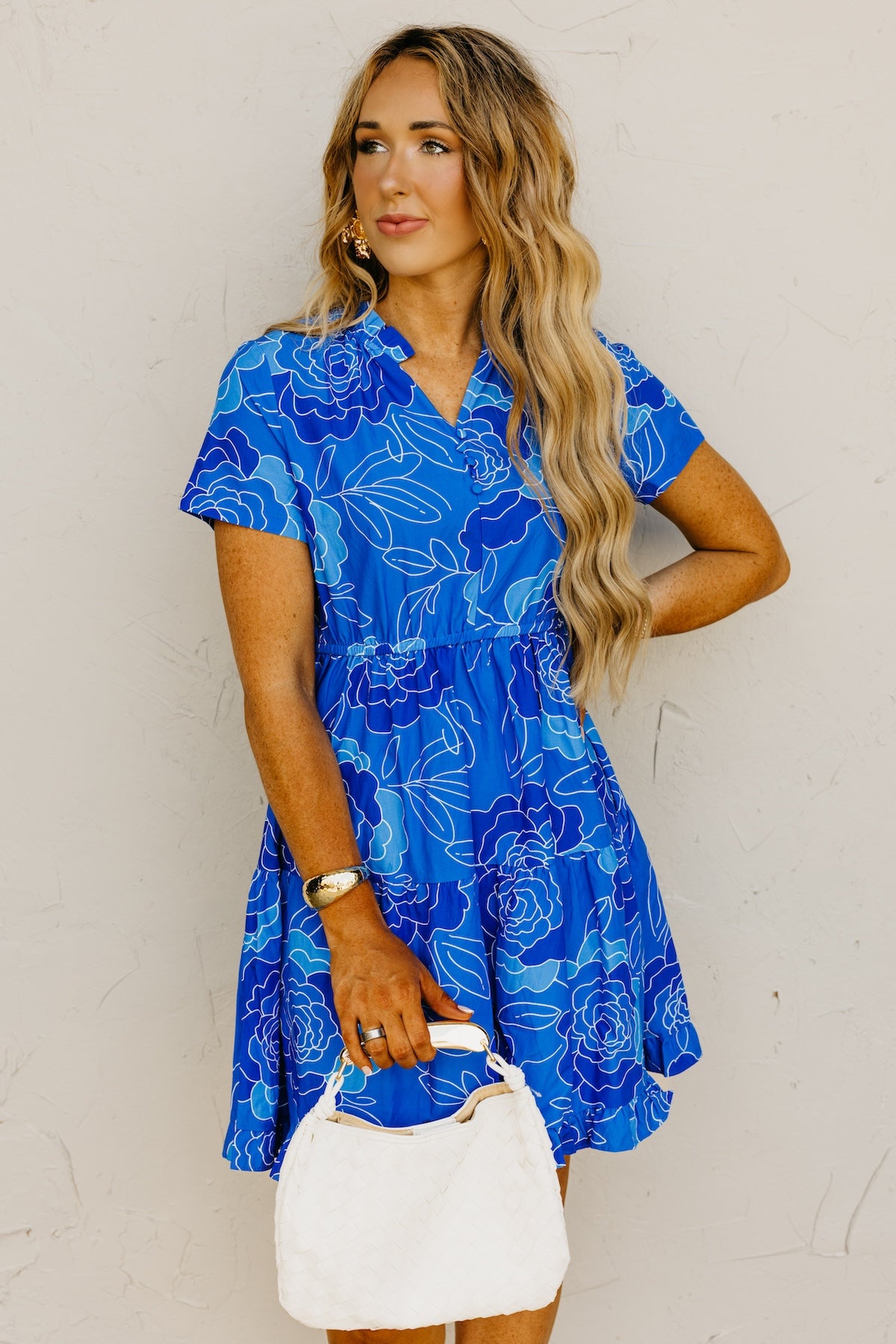 The Raylan Ruffle Hem Mini Dress