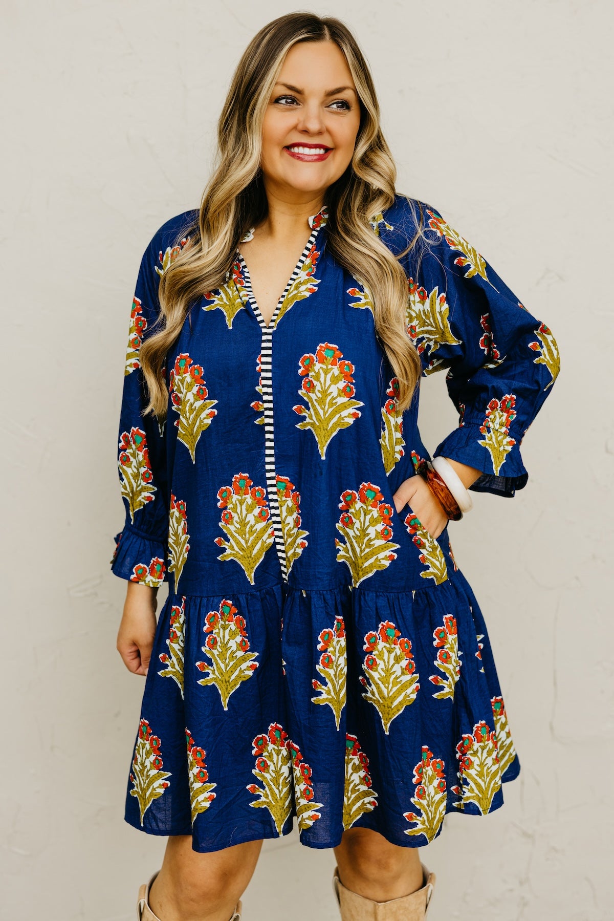 The Webster Floral Woven Mini Dress