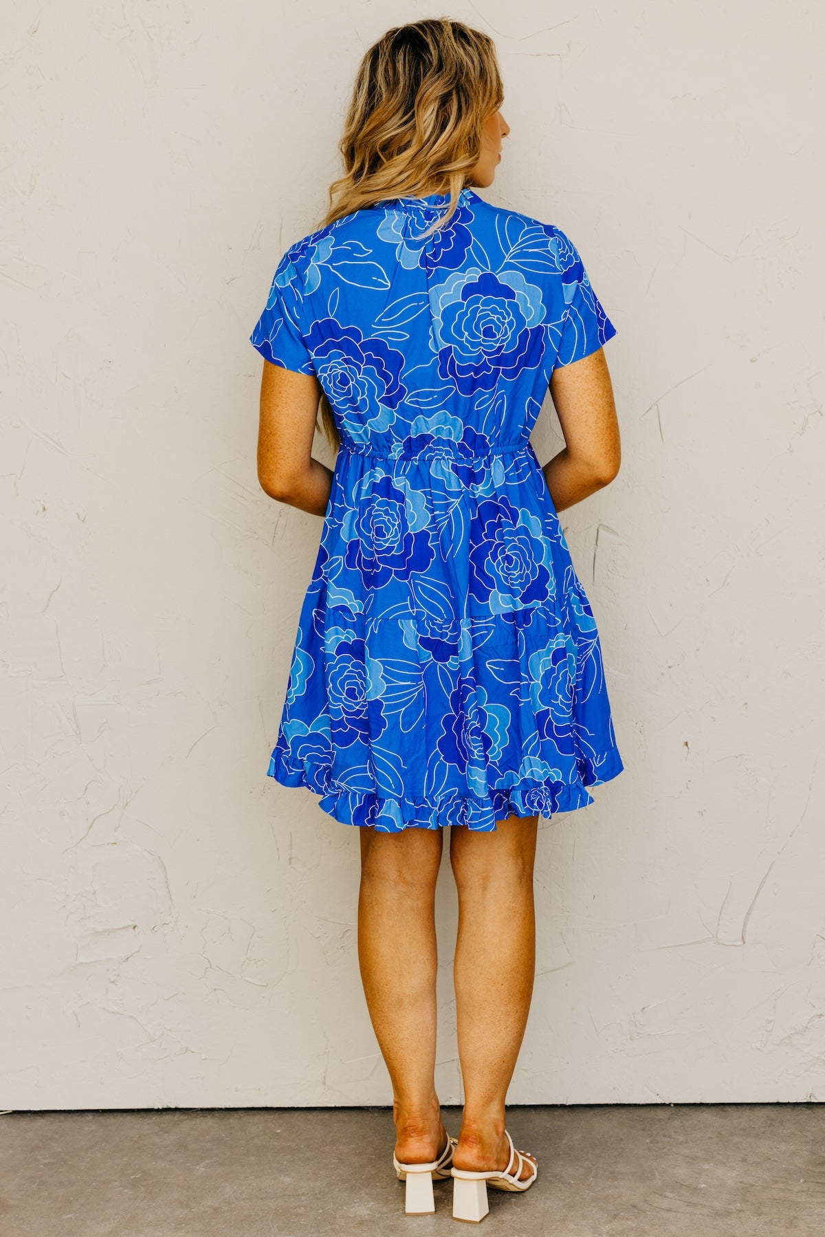 The Raylan Ruffle Hem Mini Dress