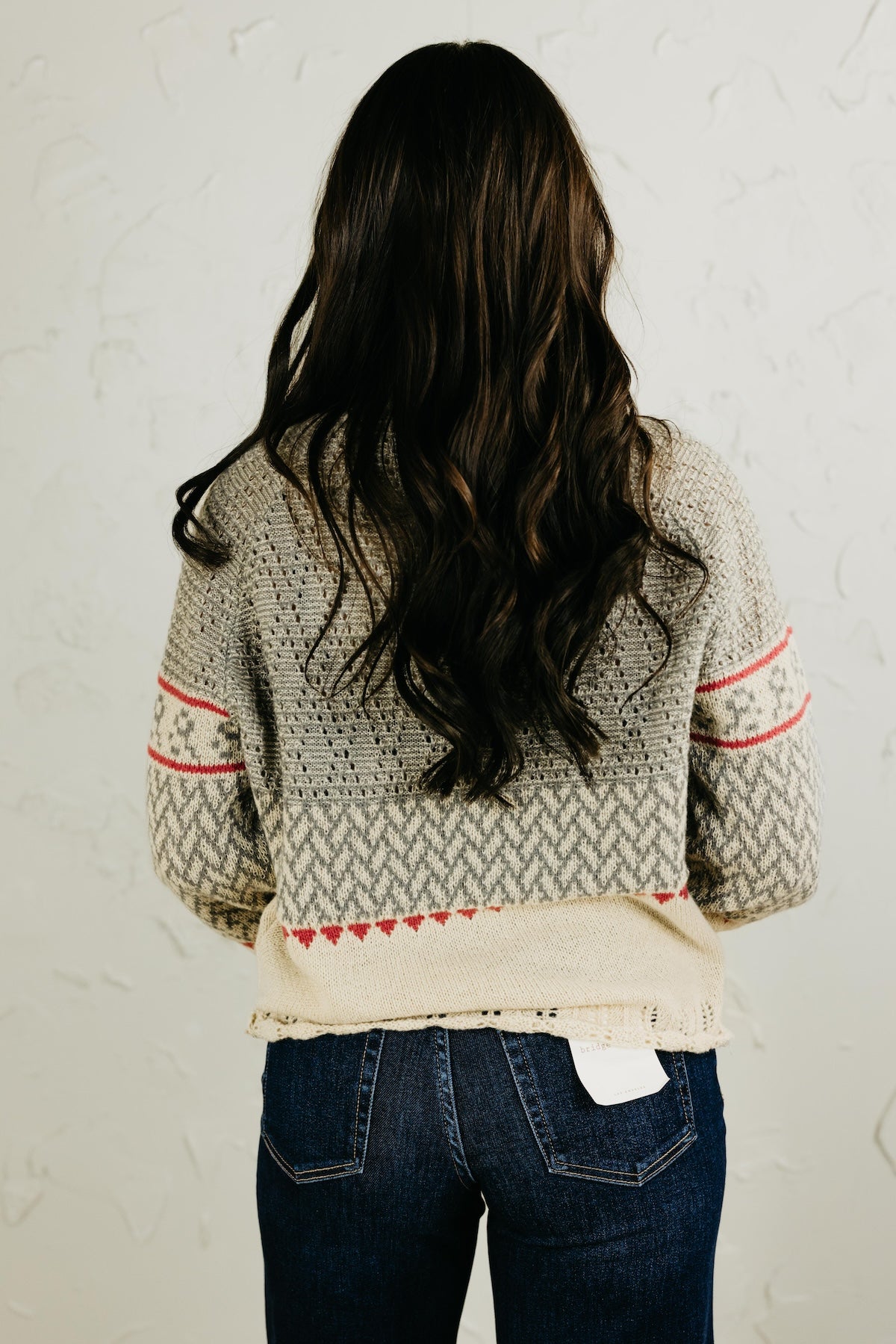 The Penelope Tie Pointelle Sweater