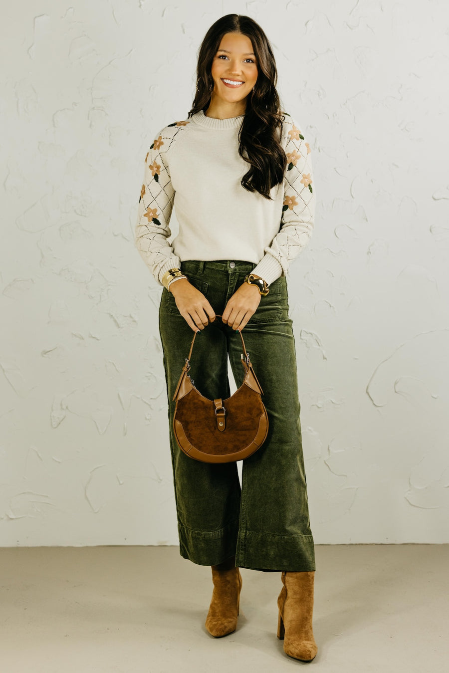 The Madison Floral Embroidered Sweater