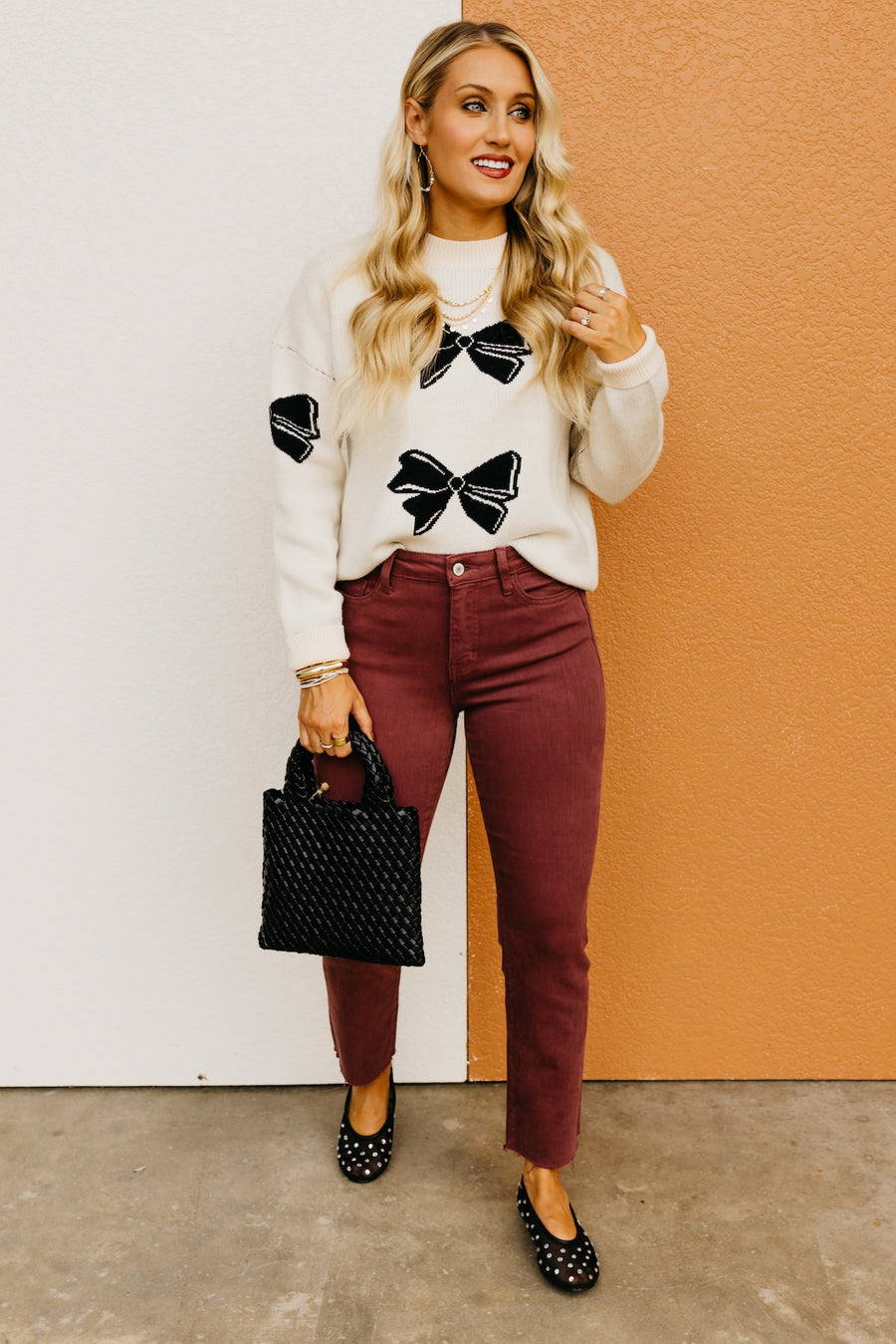 The Keegan Bow Detail Sweater