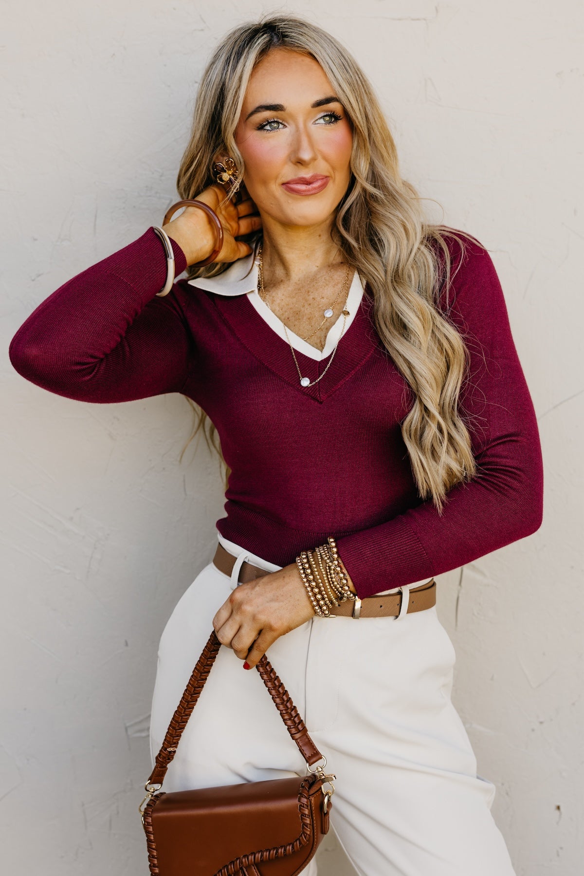 The Amelia Layered Sweater