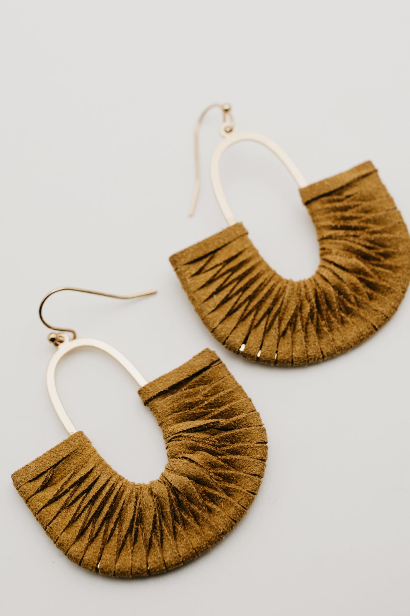 The Lena Suede Wrapped Earring