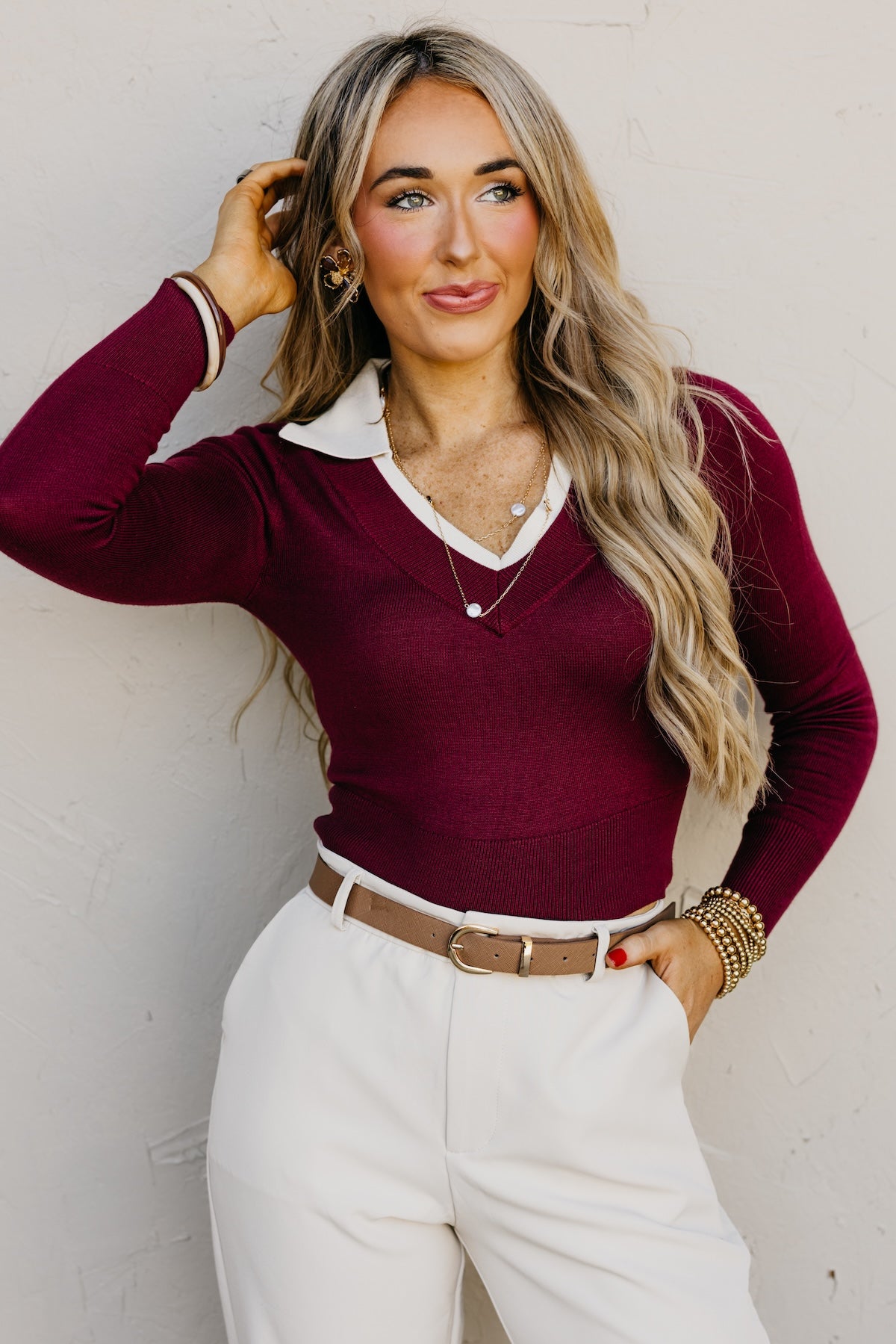 The Amelia Layered Sweater