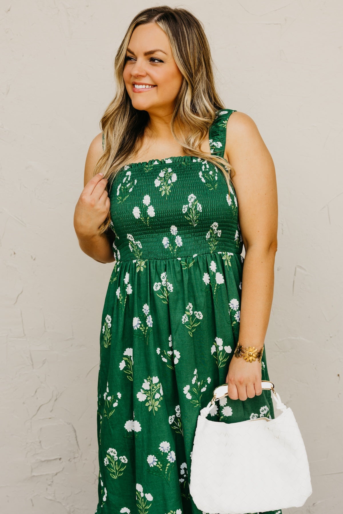 The Kelly Floral Smocked Maxi Dress