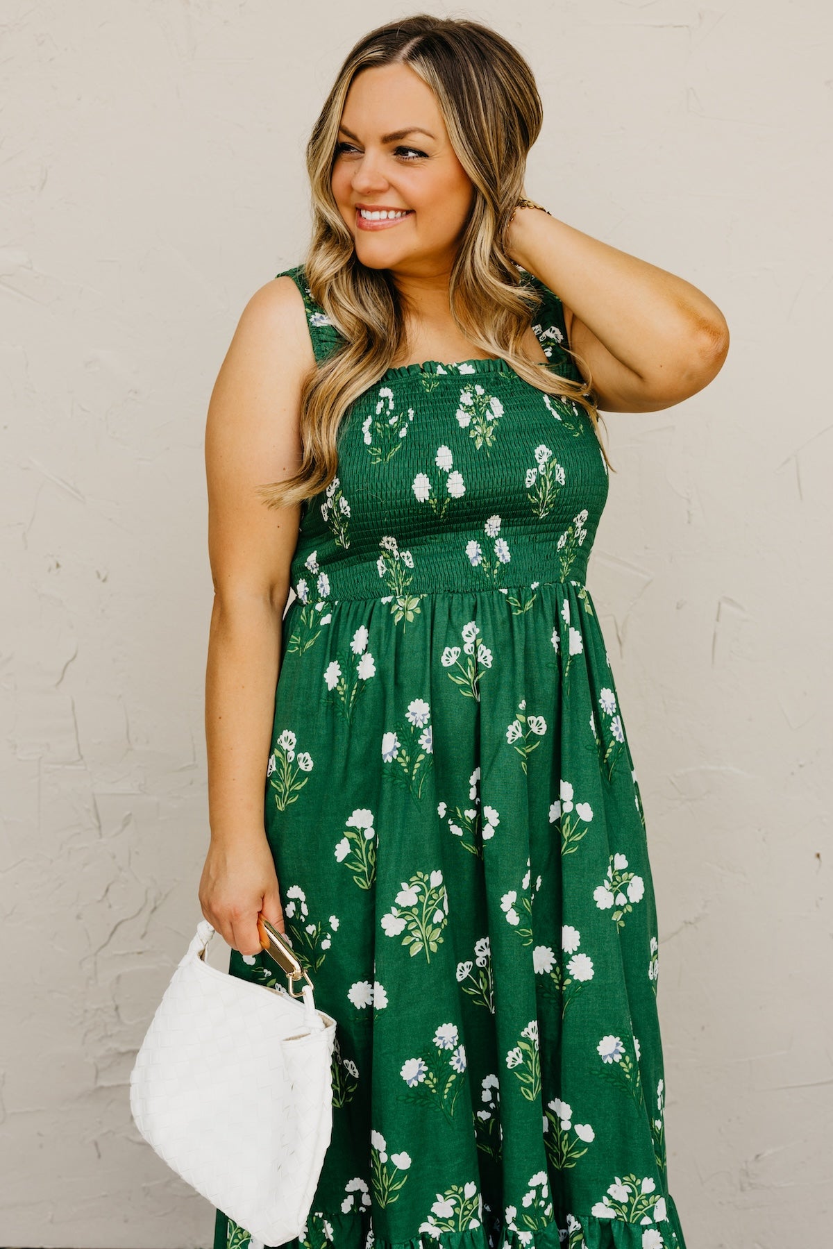 The Kelly Floral Smocked Maxi Dress