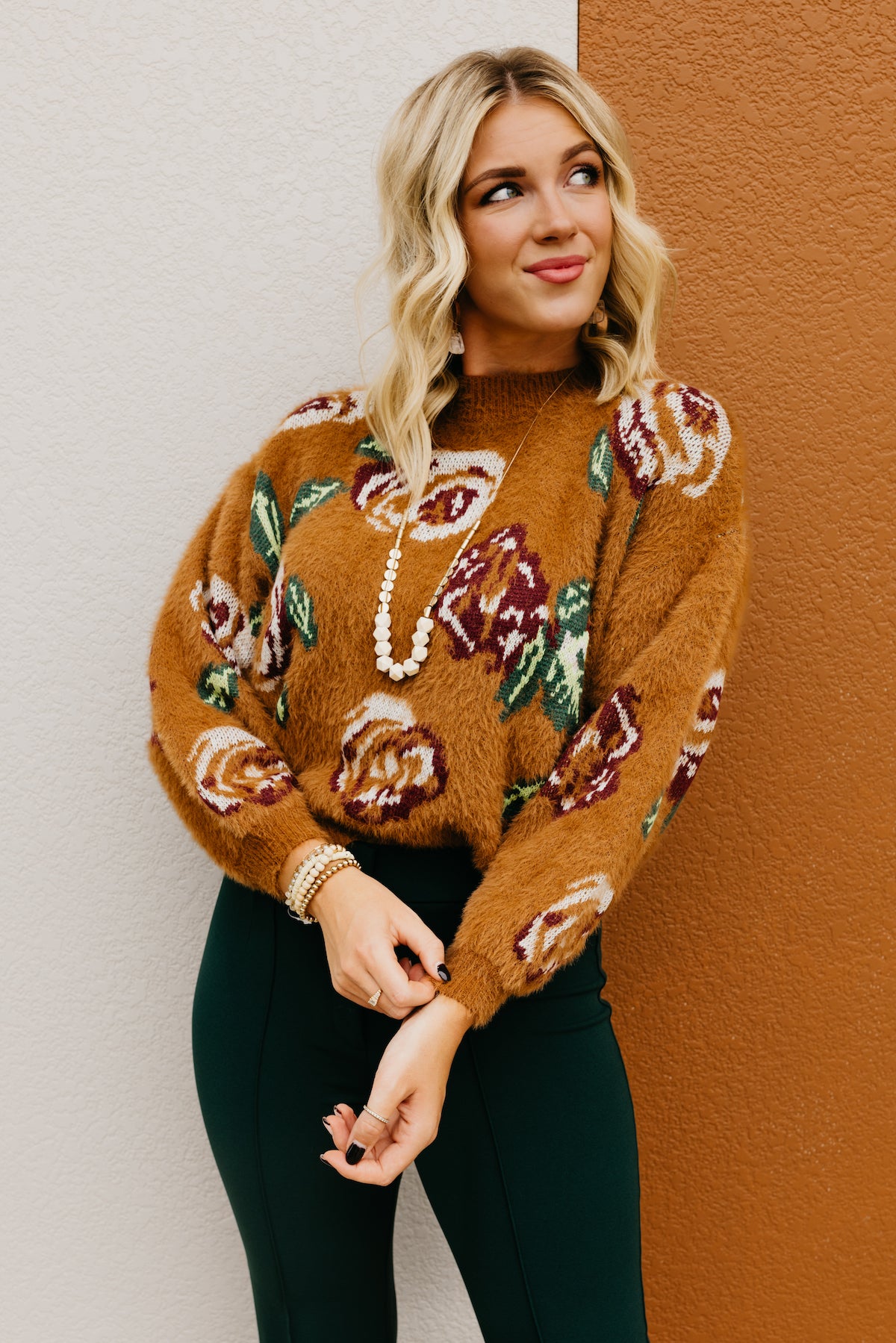 The Aldo Eyelash Floral Sweater  - FINAL SALE