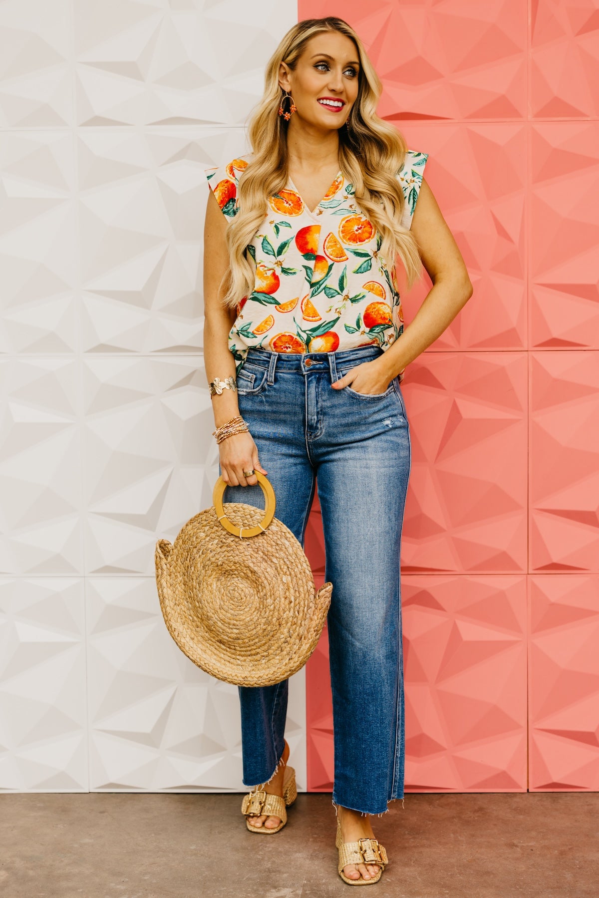 The Marta V Neck Pleat Blouse
