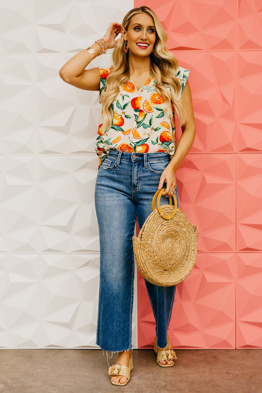 The Marta V Neck Pleat Blouse