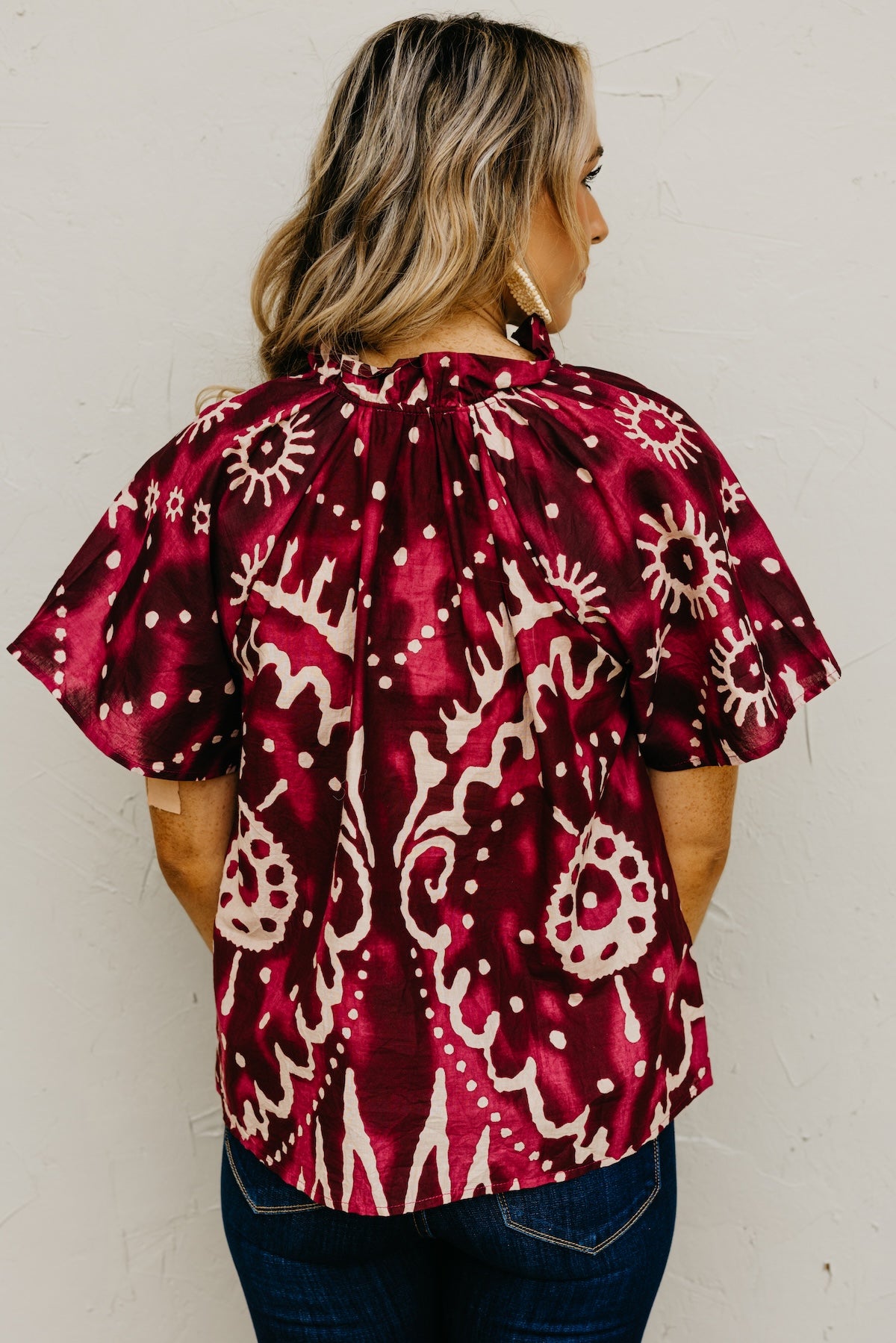 The Alexi Tassel Tie Top