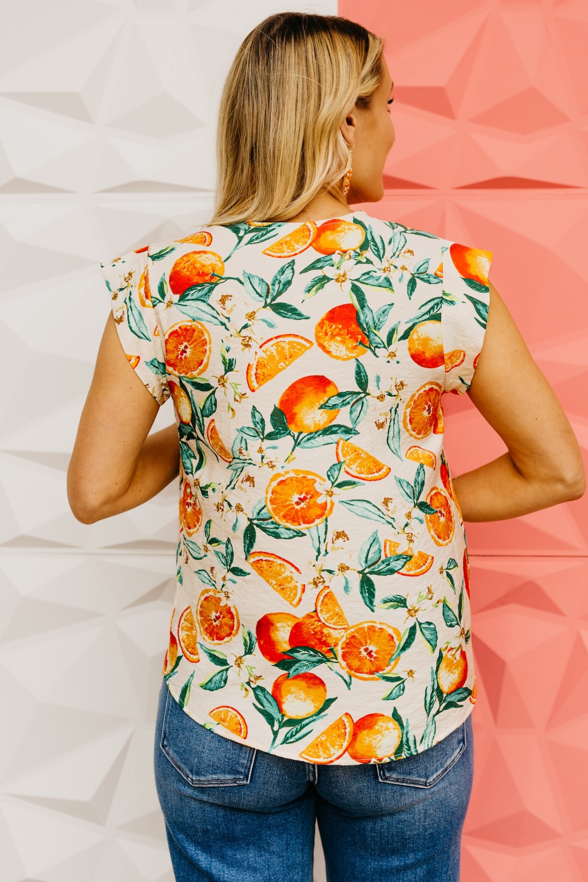 The Marta V Neck Pleat Blouse