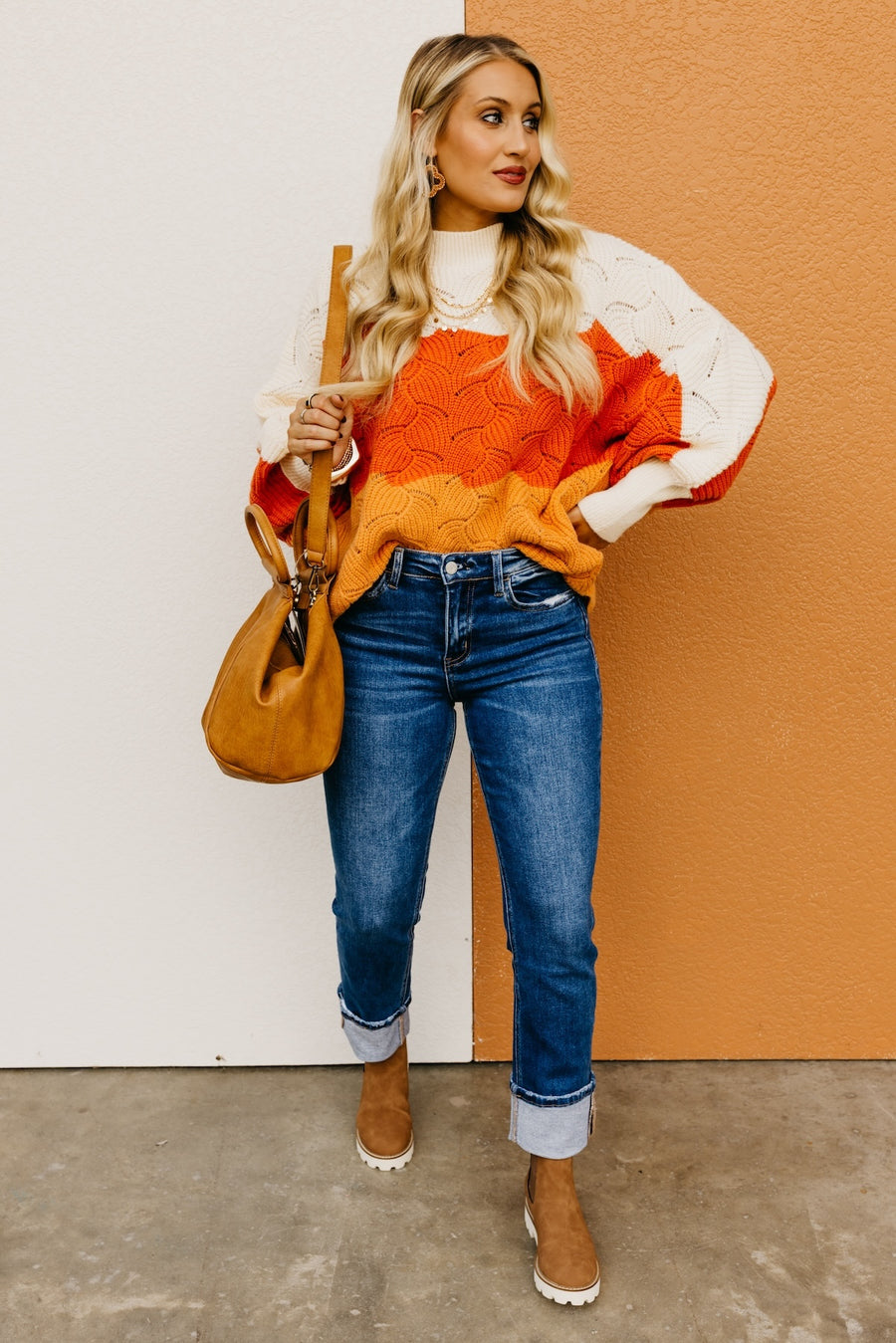 The Bexley Color Block Sweater