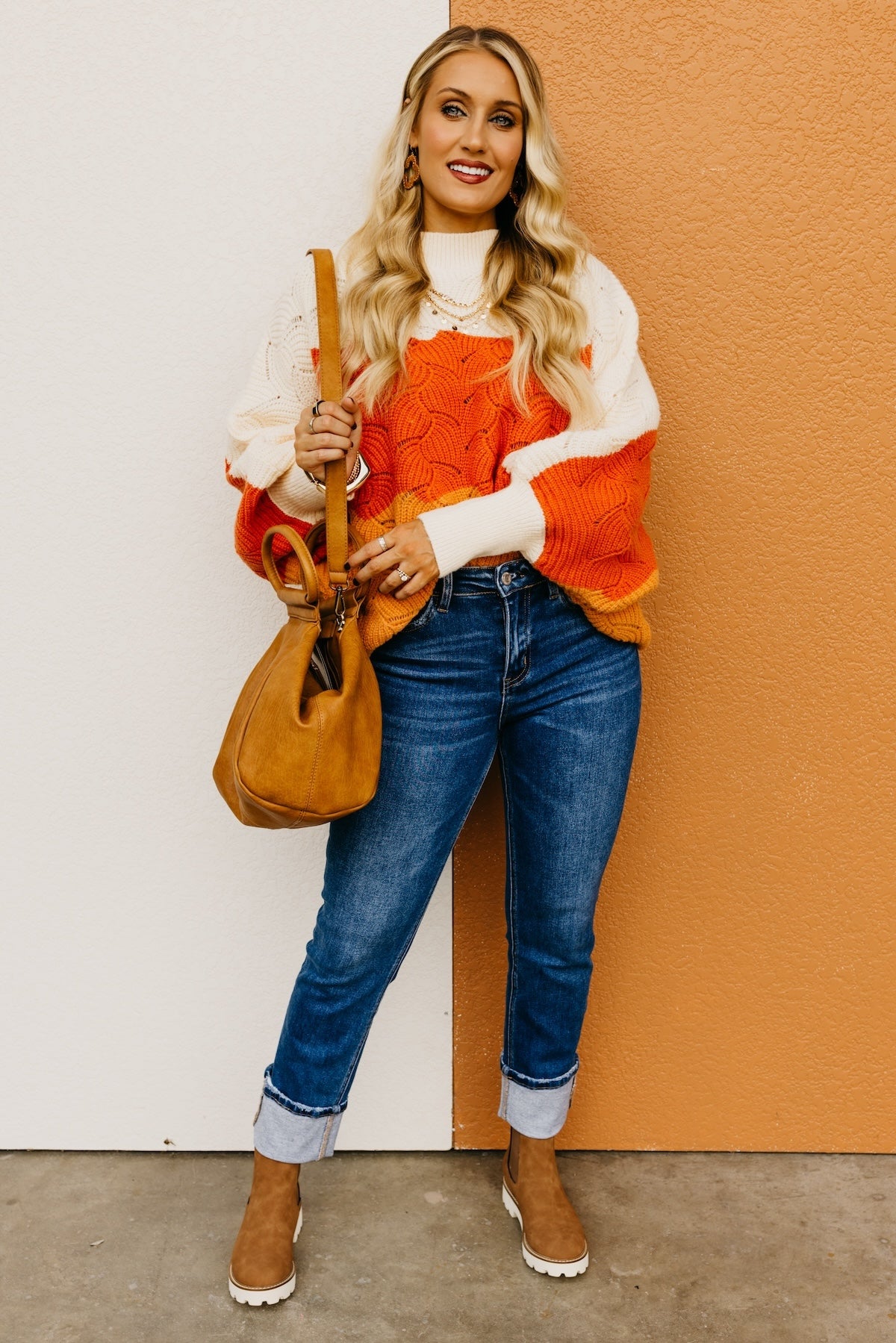 The Bexley Color Block Sweater