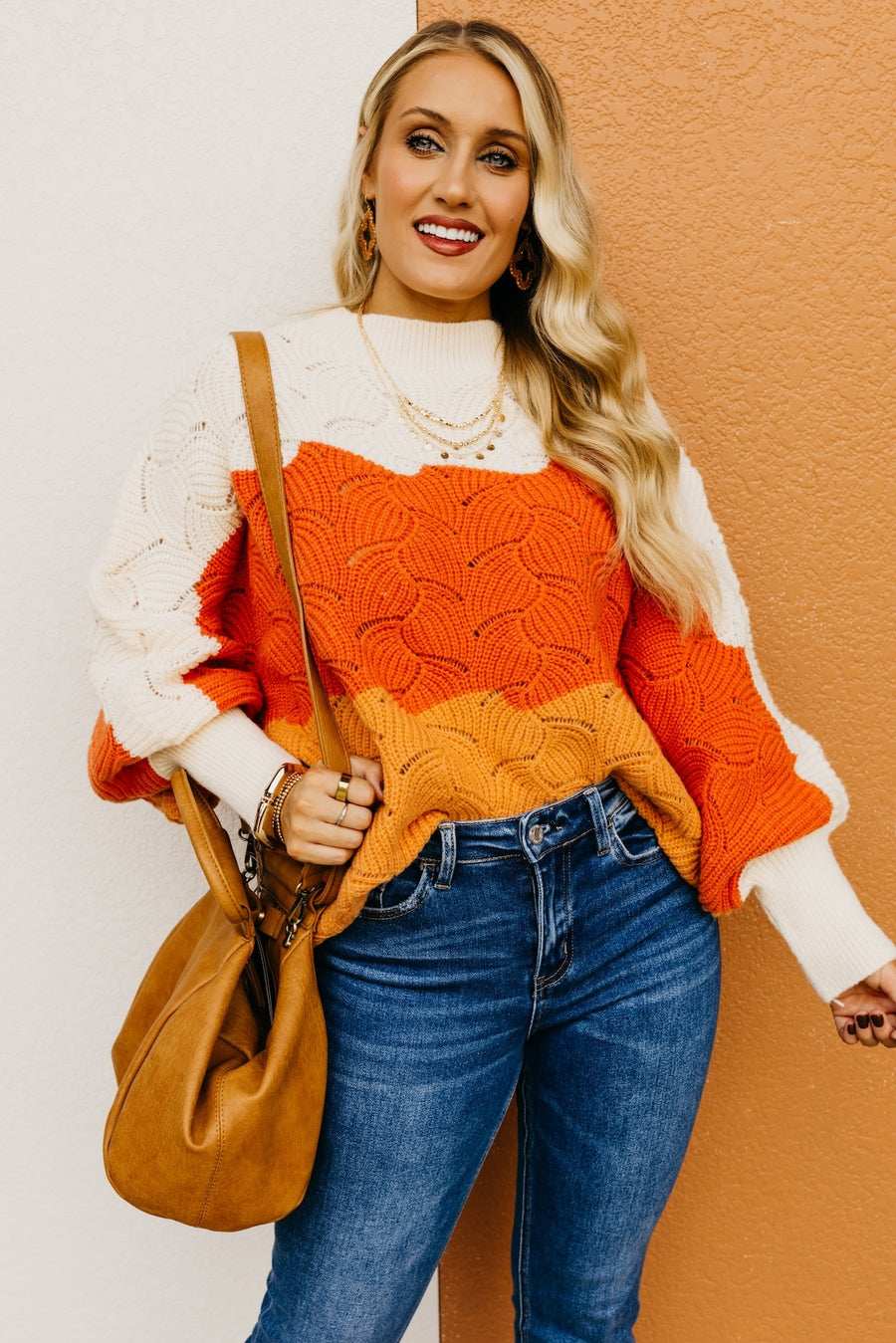 The Bexley Color Block Sweater