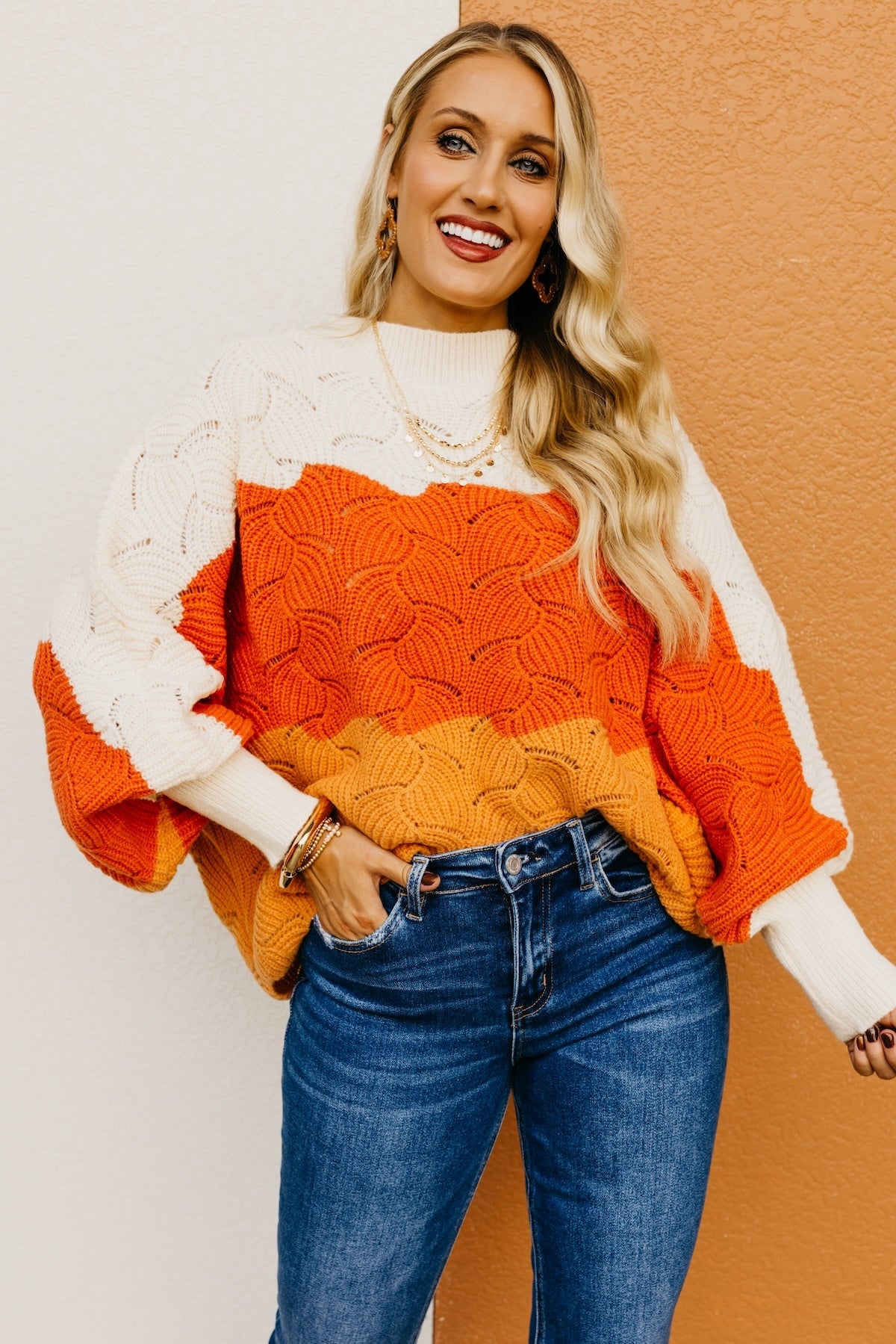 The Bexley Color Block Sweater