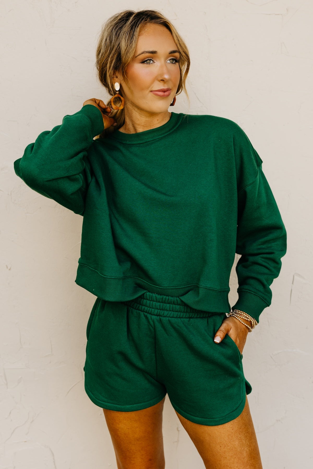 The Lylah Sweatshirt and Shorts Set