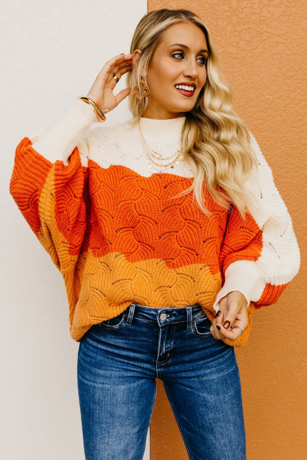 The Bexley Color Block Sweater