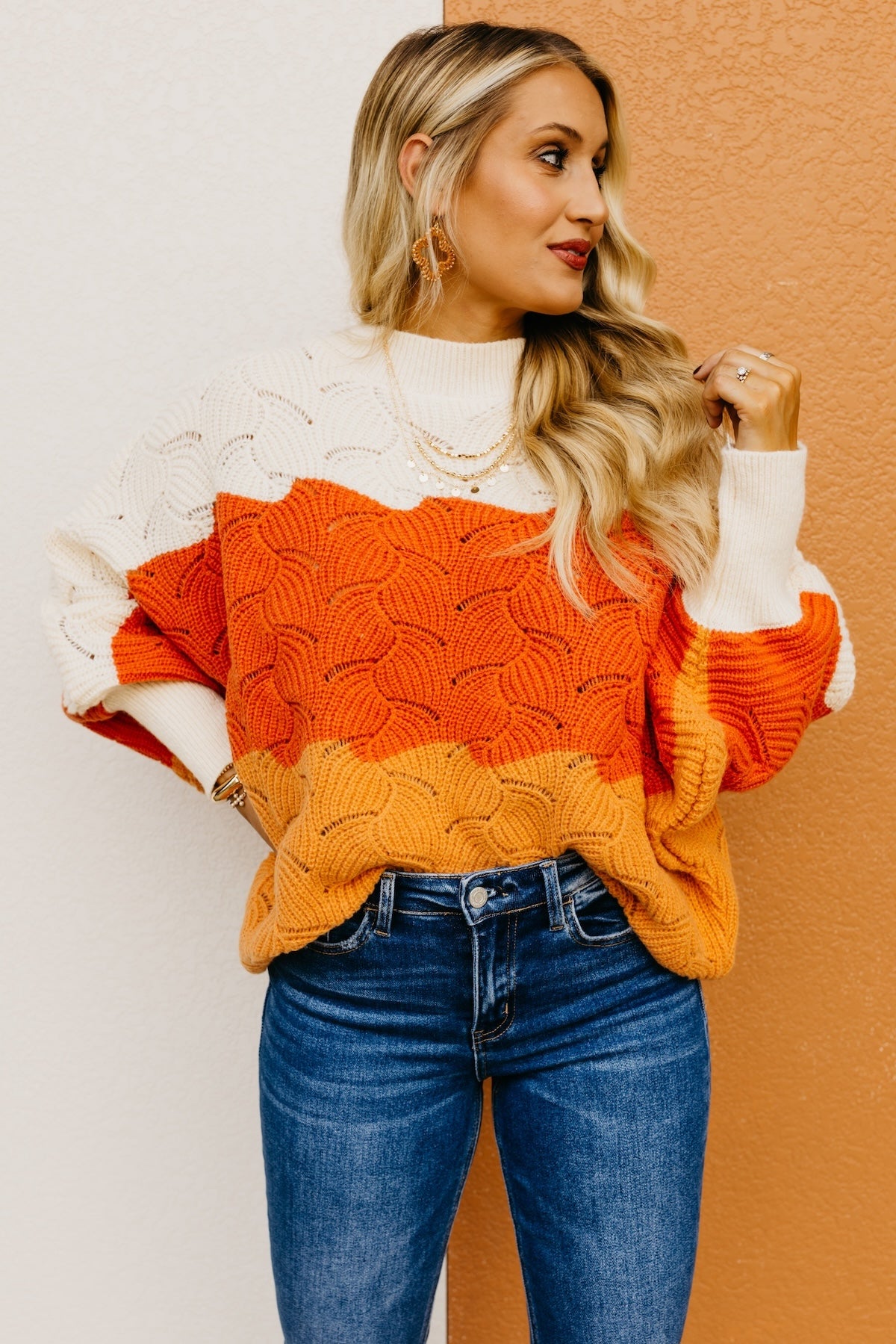 The Bexley Color Block Sweater