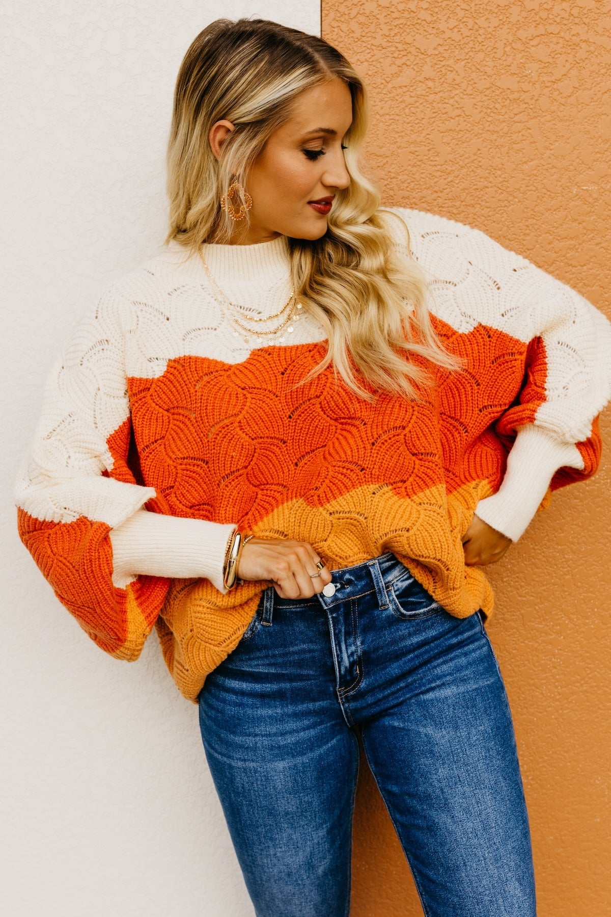 The Bexley Color Block Sweater