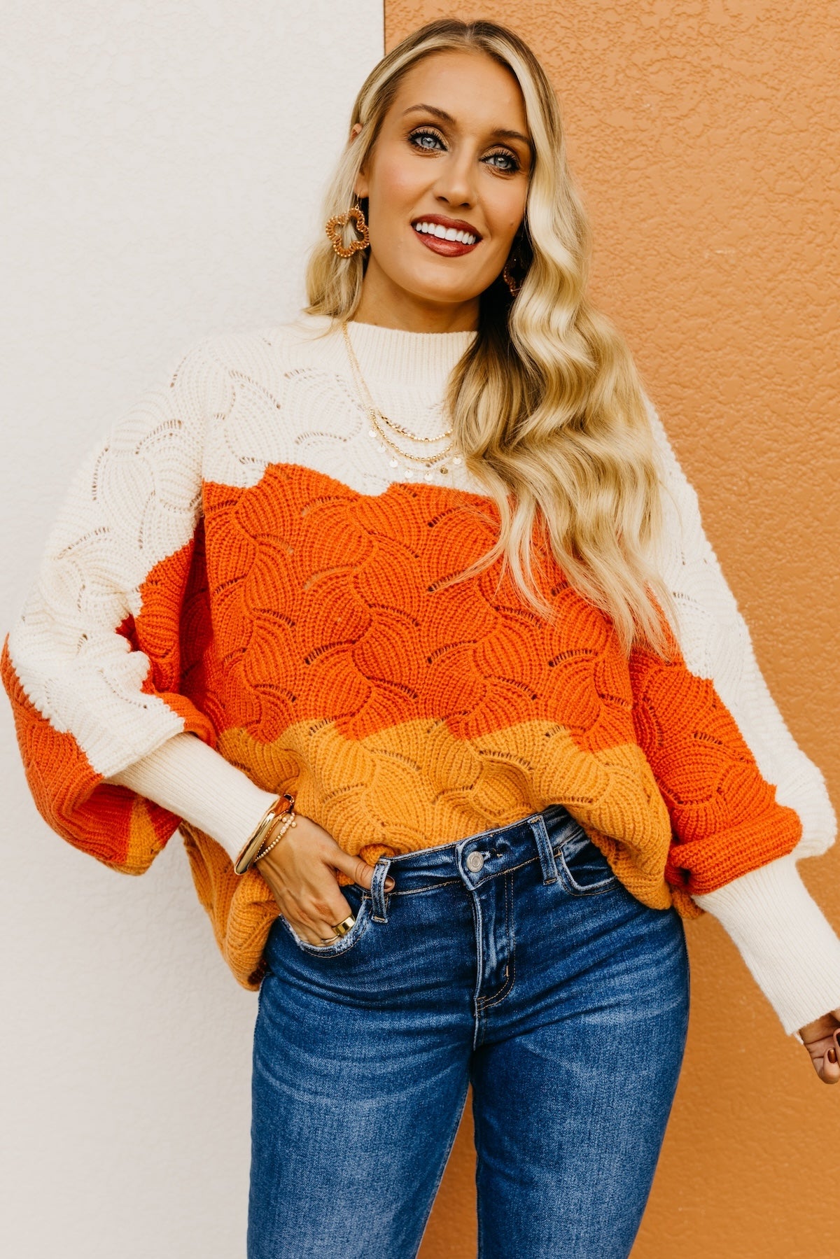 The Bexley Color Block Sweater