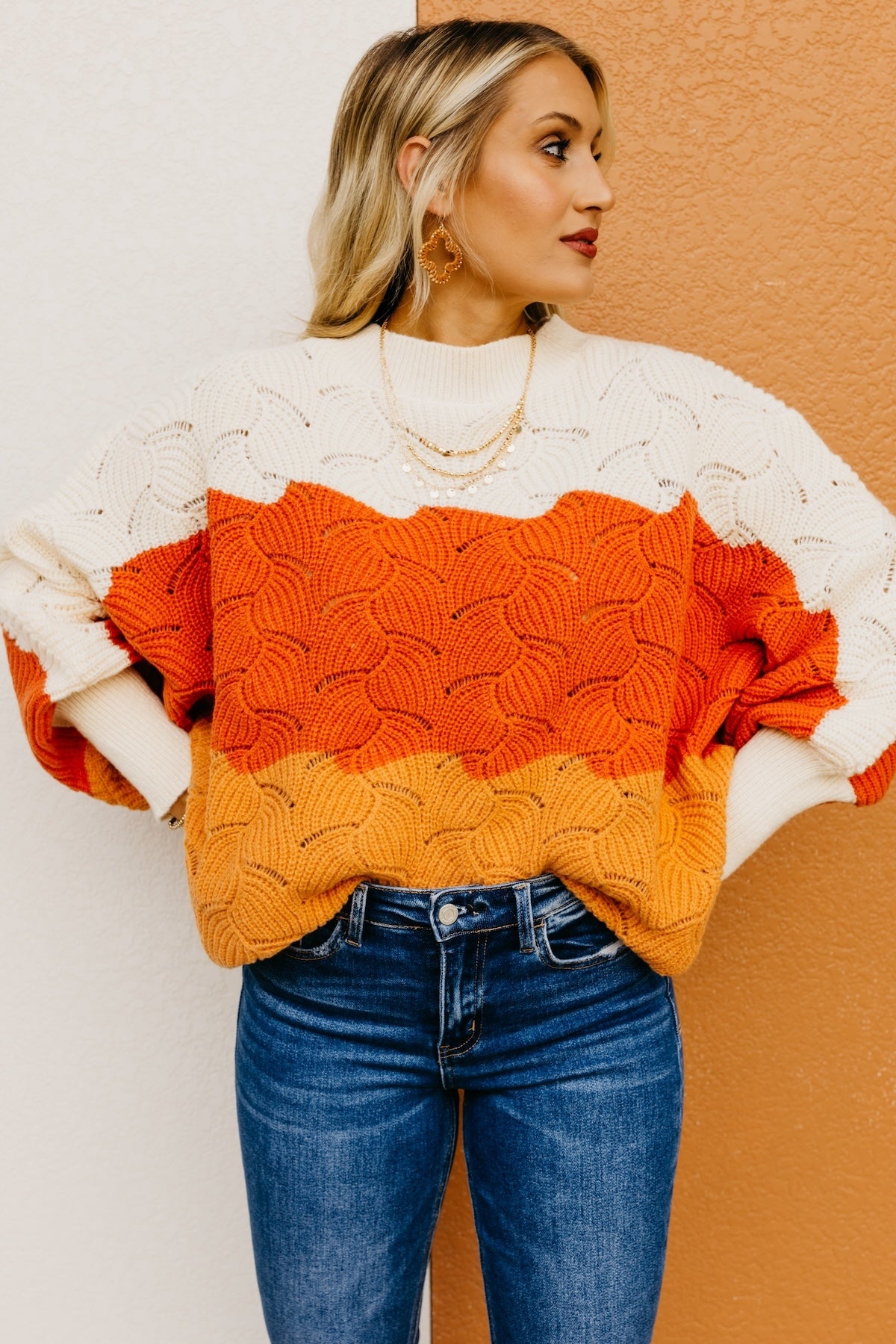 The Bexley Color Block Sweater