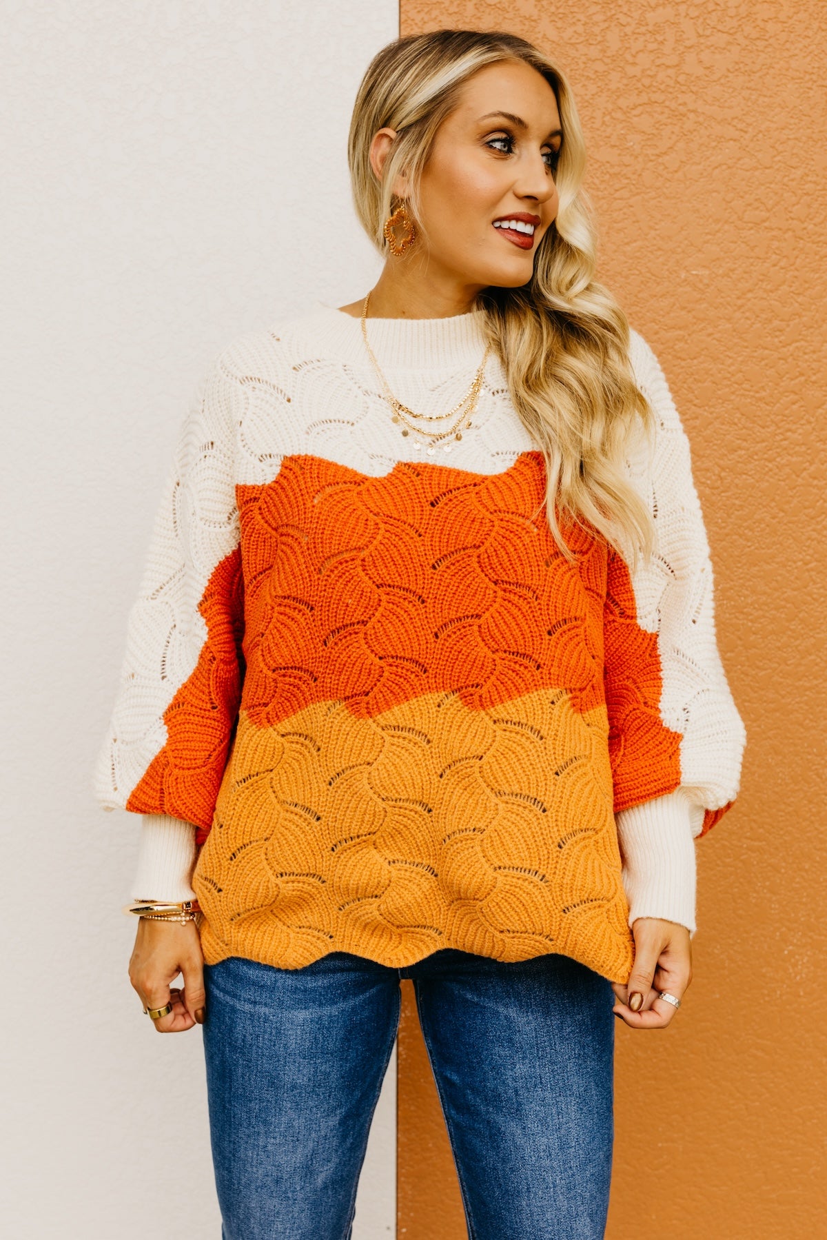 The Bexley Color Block Sweater