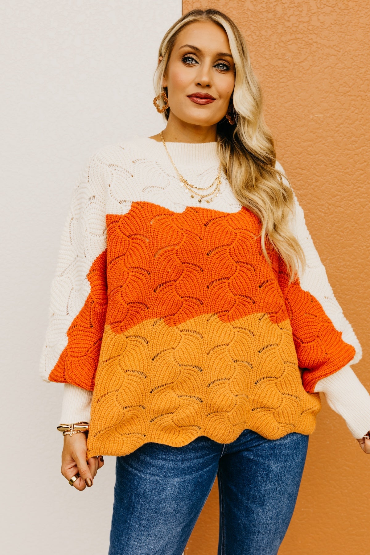 The Bexley Color Block Sweater