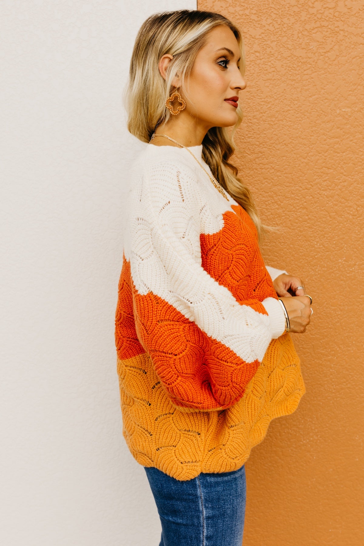 The Bexley Color Block Sweater