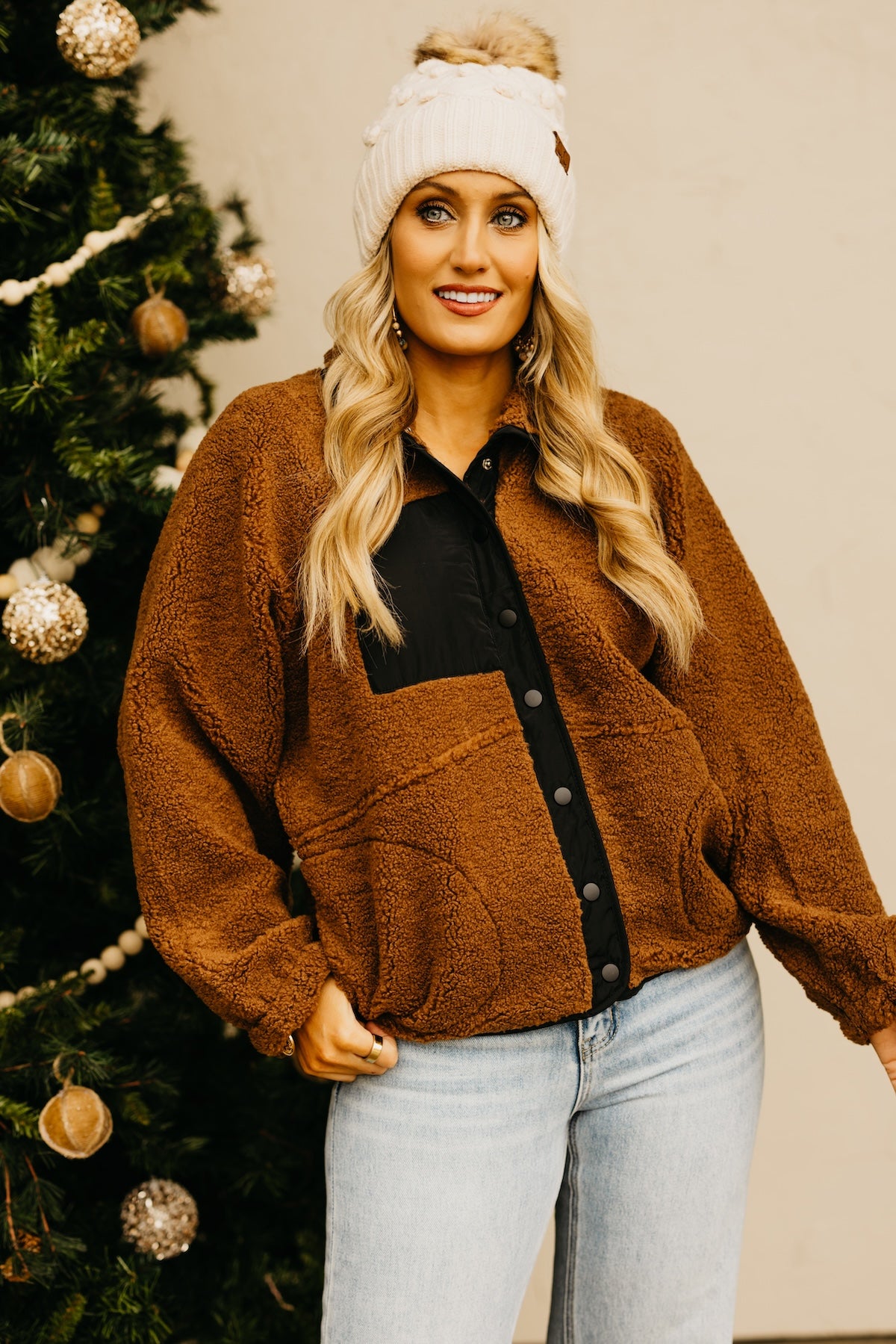 The Mackenzie Contrast Fleece Jacket