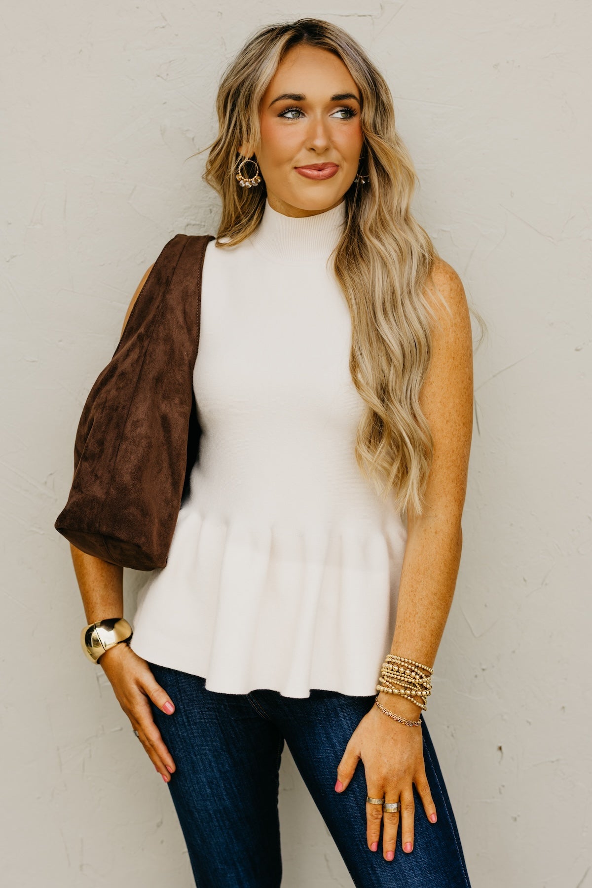 The Kennie Peplum Sweater