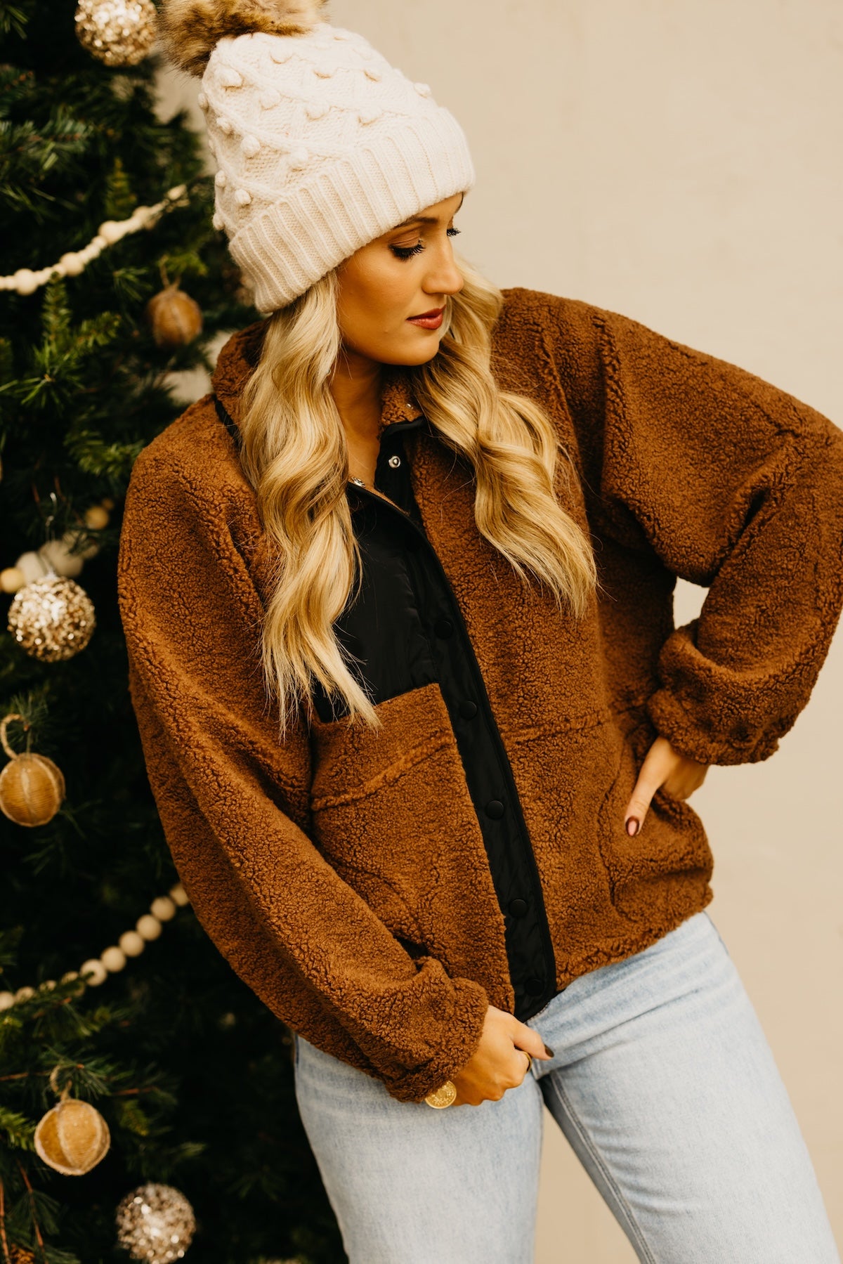 The Mackenzie Contrast Fleece Jacket